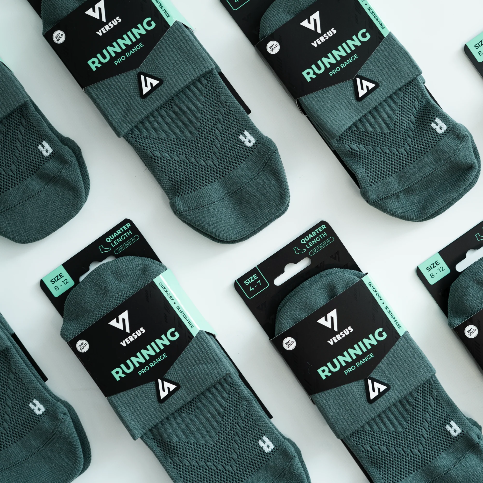 Airforce Running Quarter Socks - Image 5