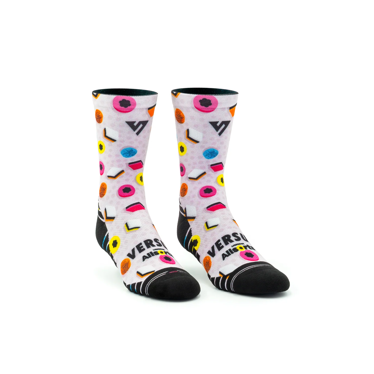 Allsorts Liquorice 2.0  Active Crew Socks - Image 2