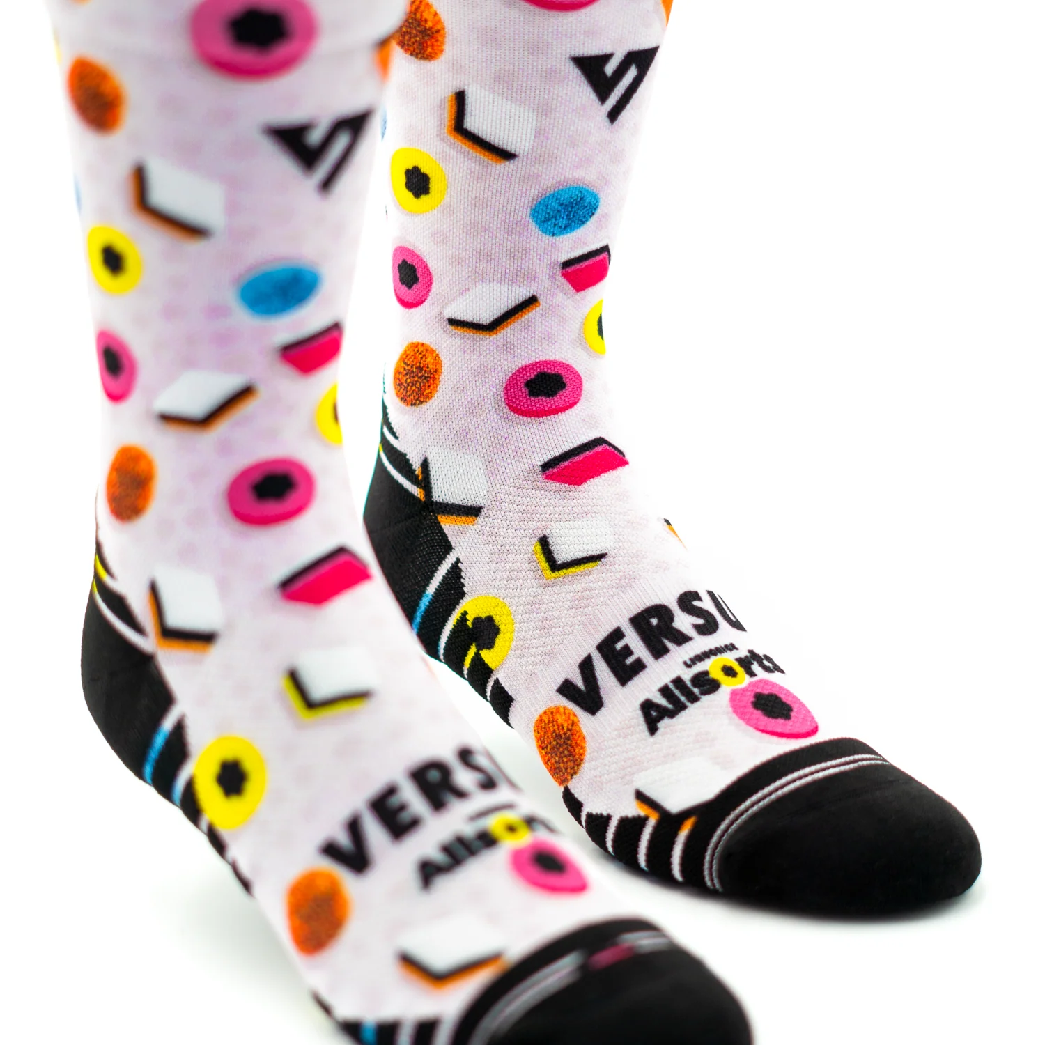 Allsorts Liquorice 2.0  Active Crew Socks - Image 3