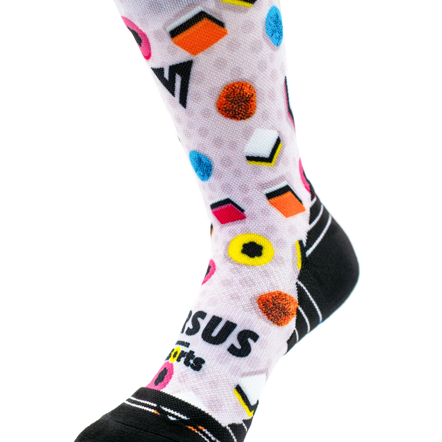 Allsorts Liquorice KIDS 2.0 Active Crew Socks - Image 4