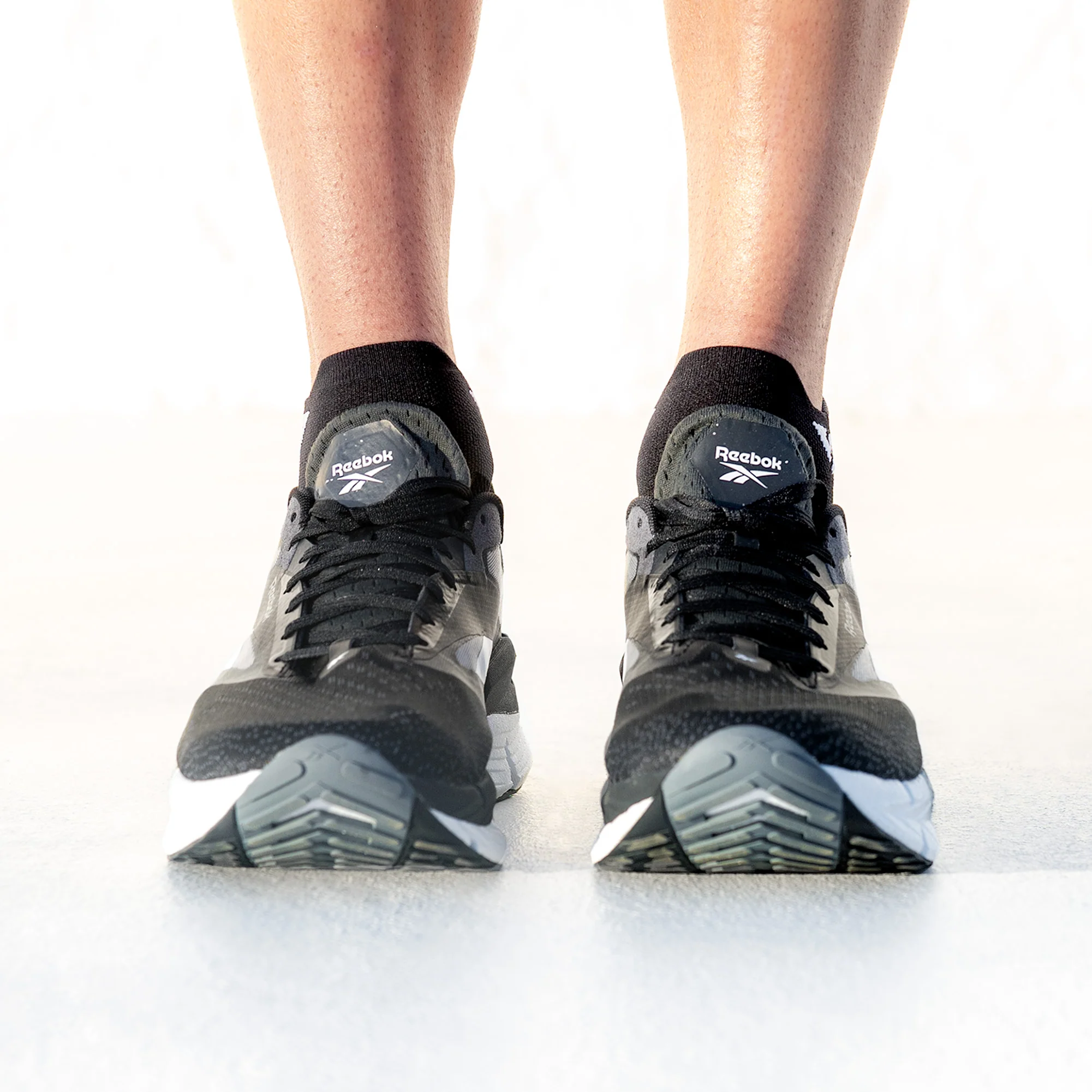 Black Titanium Running Ankle Socks - Image 2