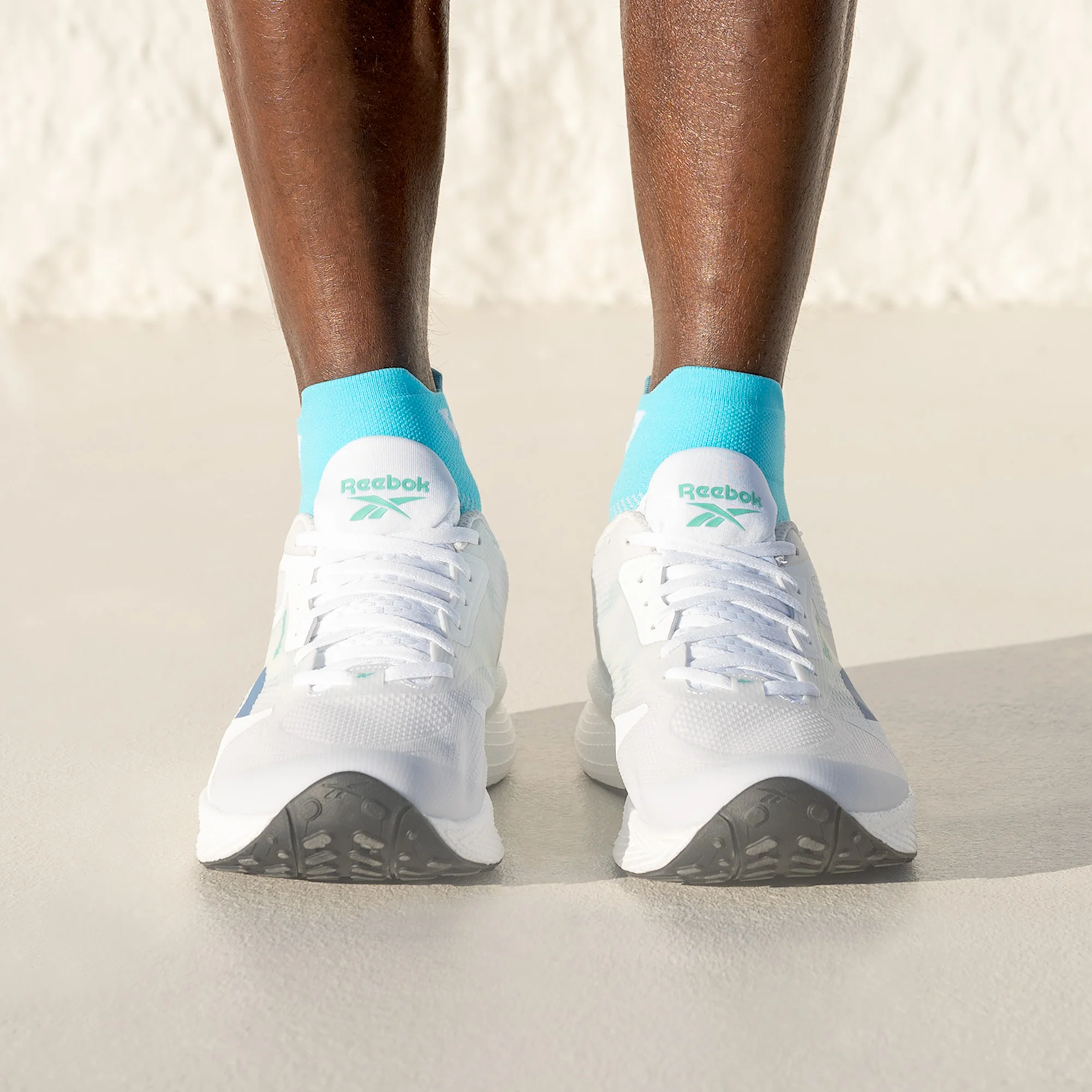 Caribbean Blue Running Ankle Socks Bundle (4 Pack) - Image 4
