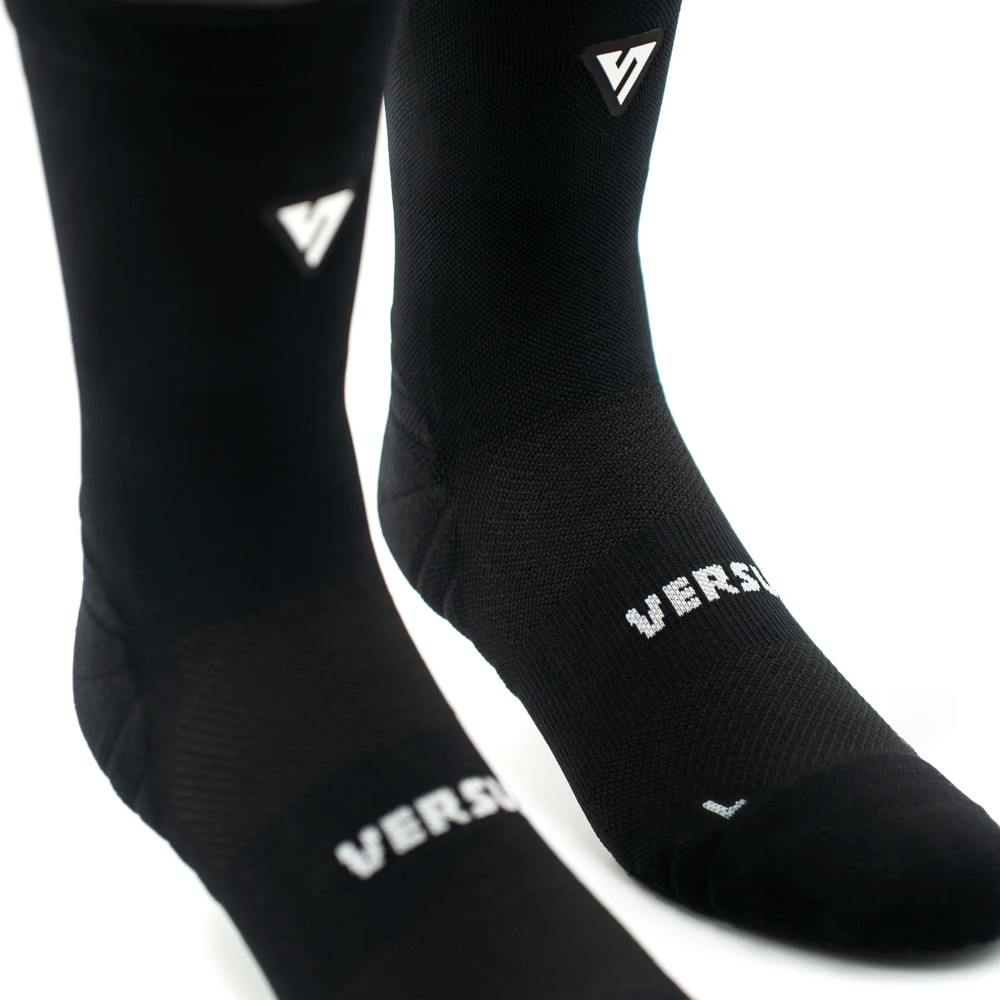Classic Black Active Crew Tab Socks - Image 4