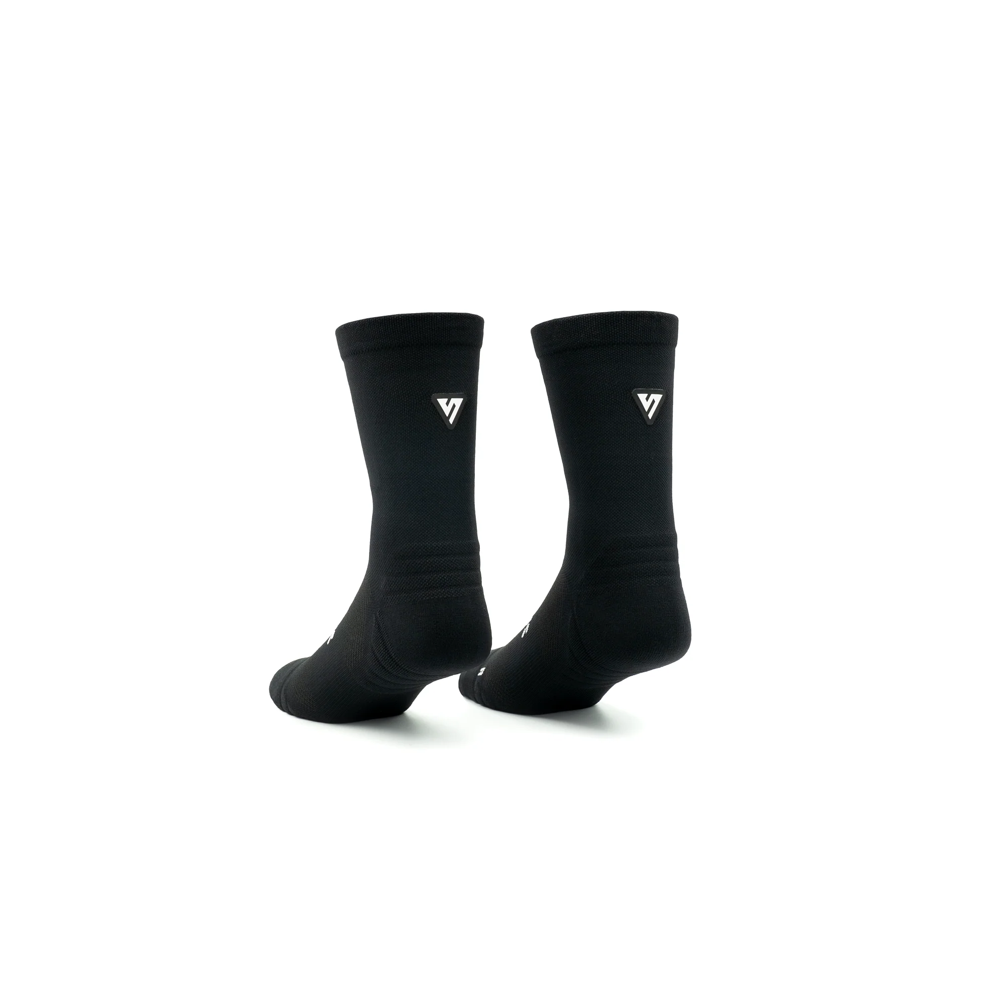 Classic Black Active Crew Tab Socks - Image 5