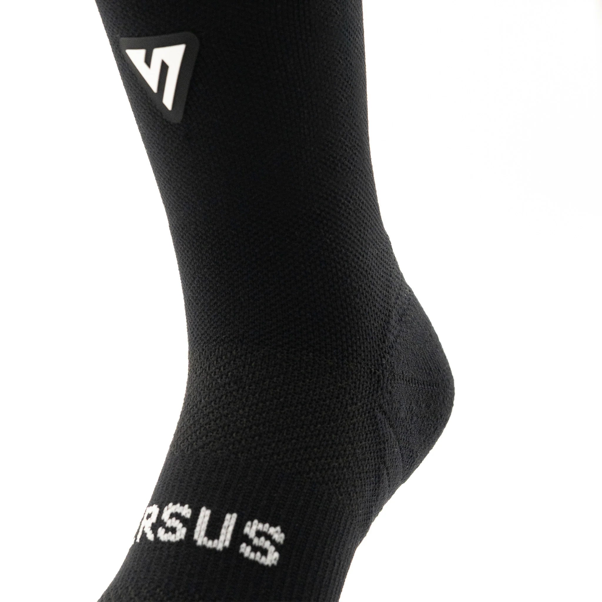 Classic Black KIDS Active Crew Tab Socks - Image 4