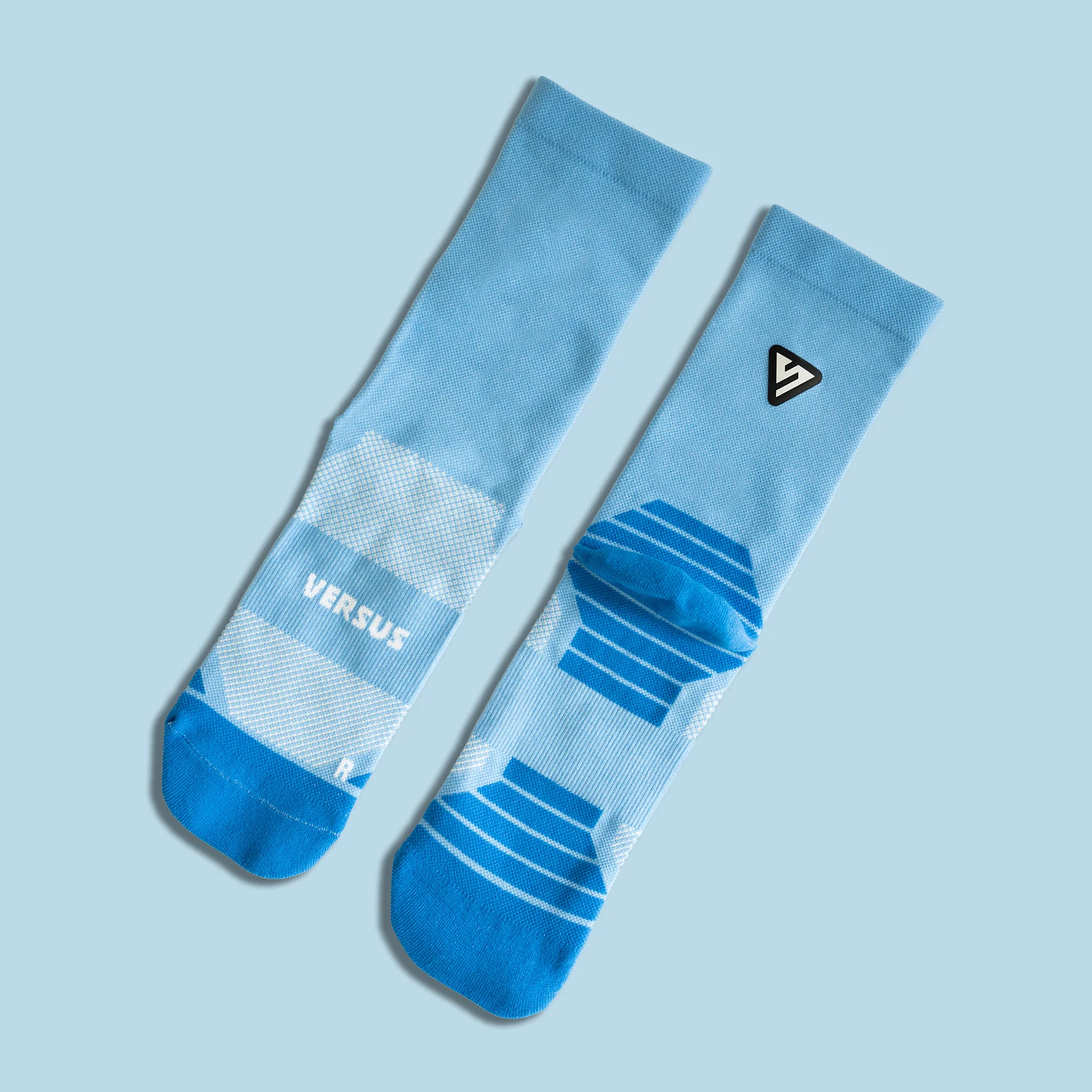 Classic Blue Active Crew Tab Socks - Image 3