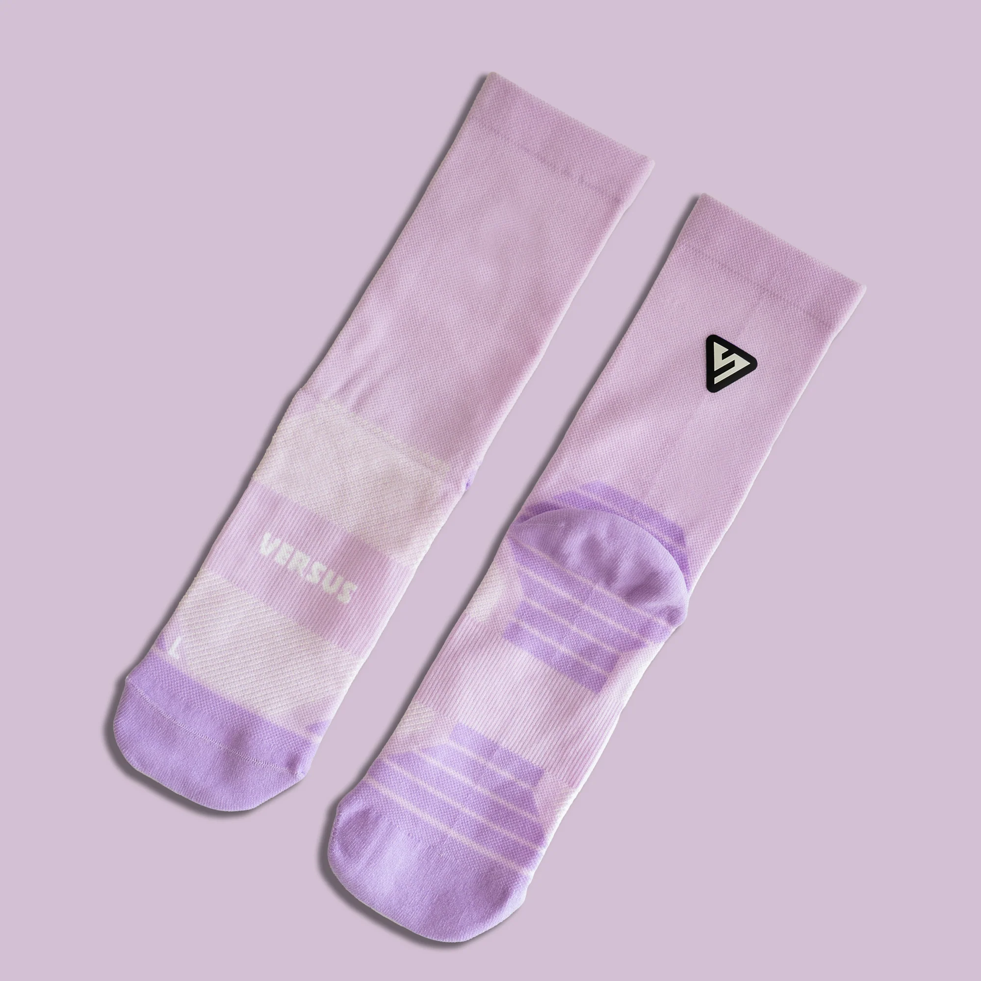 Classic Lilac Active Crew Tab Socks - Image 3