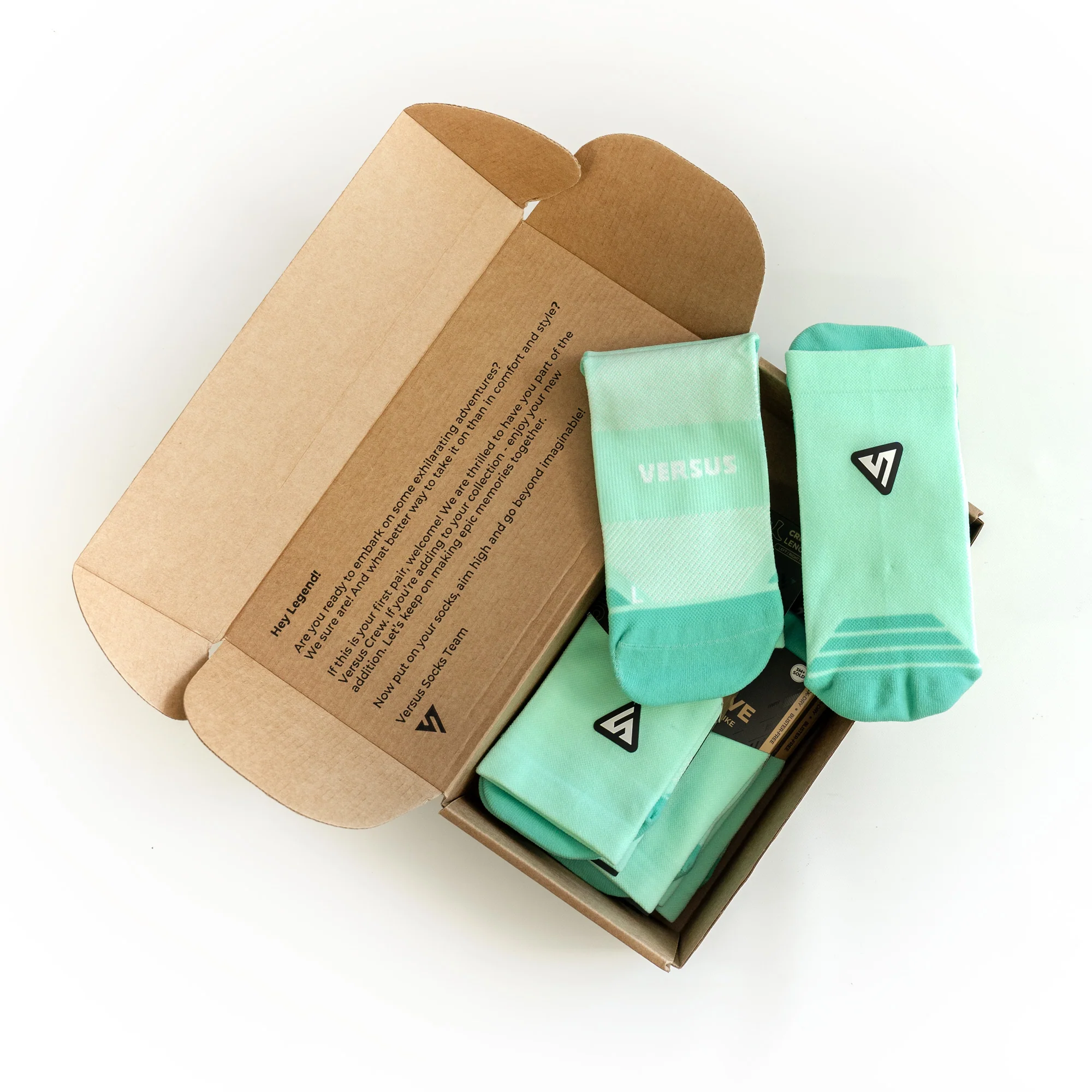 Classic Mint Active Crew Tab Socks - Image 4