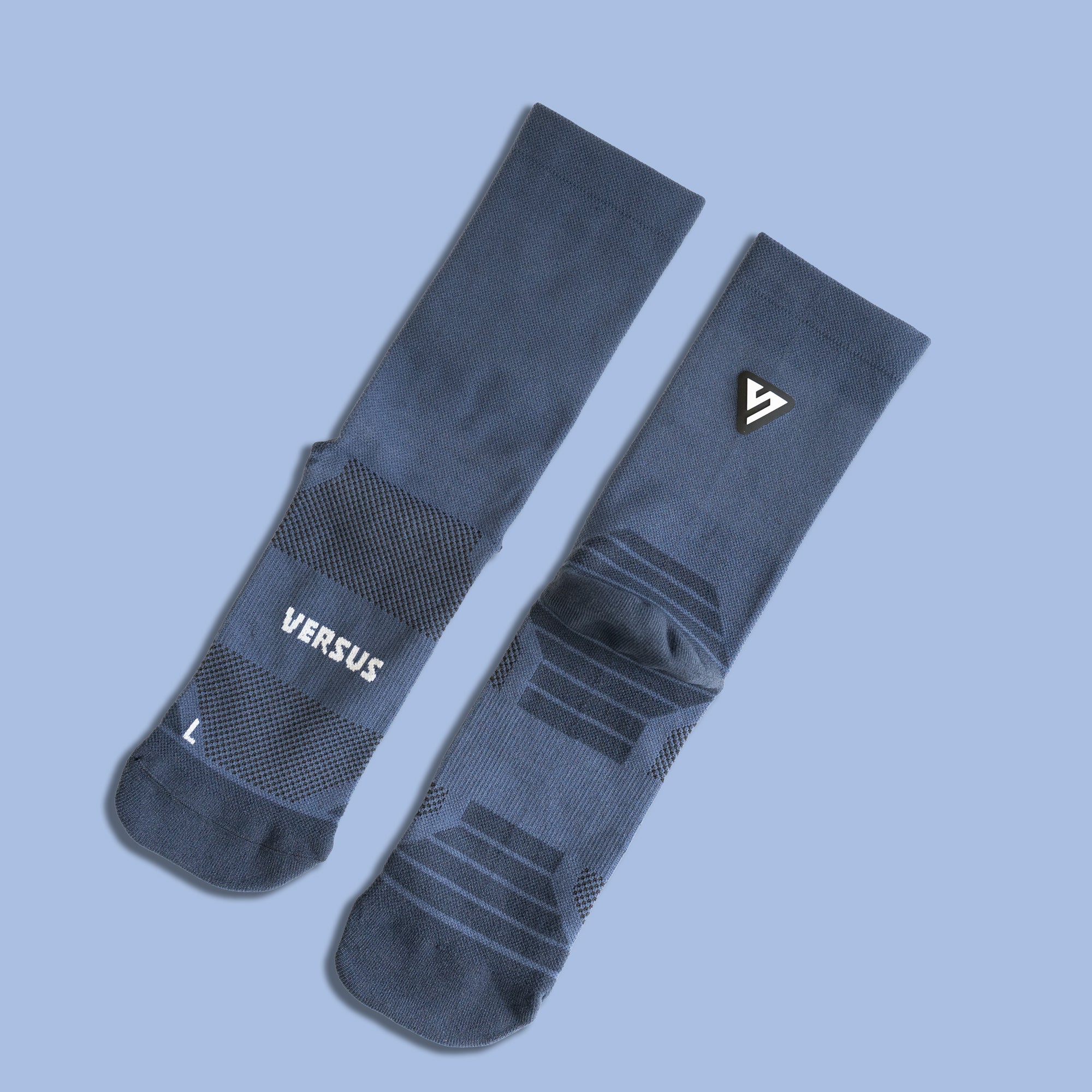 Classic Navy Active Crew Tab Socks - Image 3