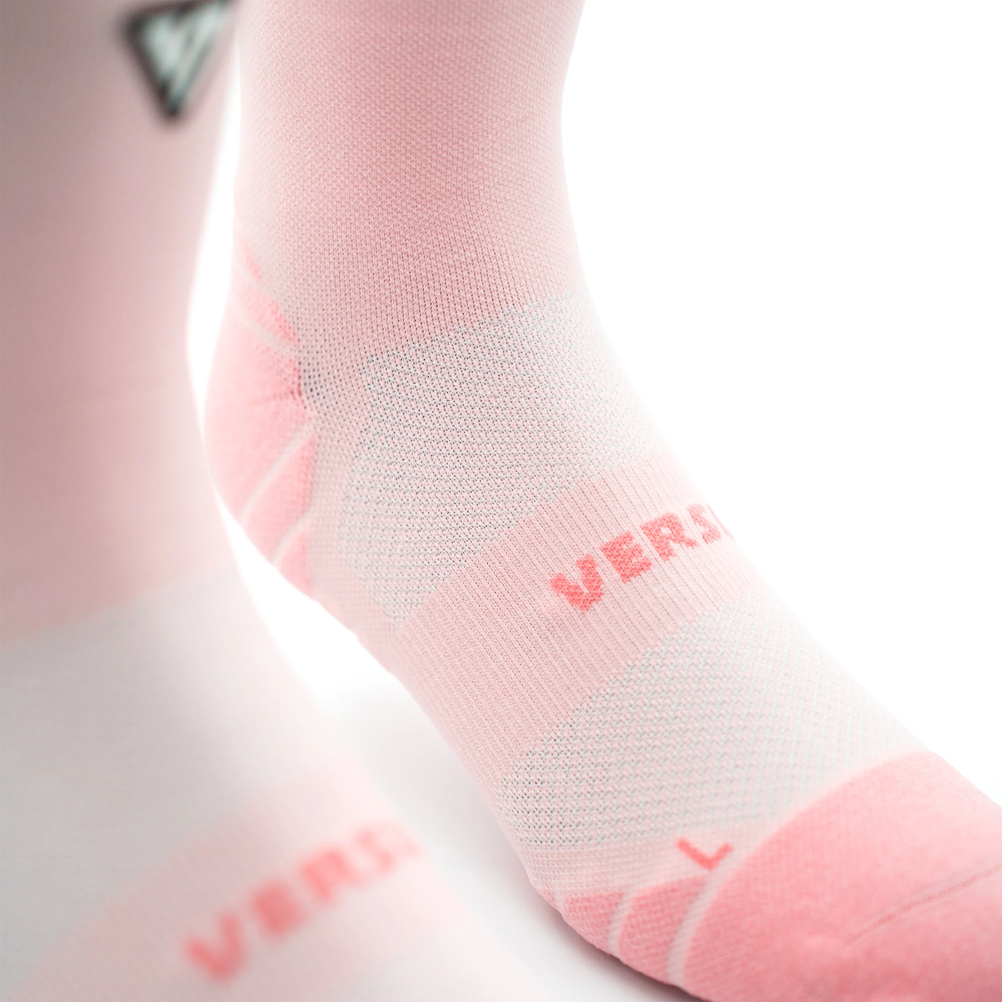 Classic Pastel Pink Active Crew Tab Socks - Image 5