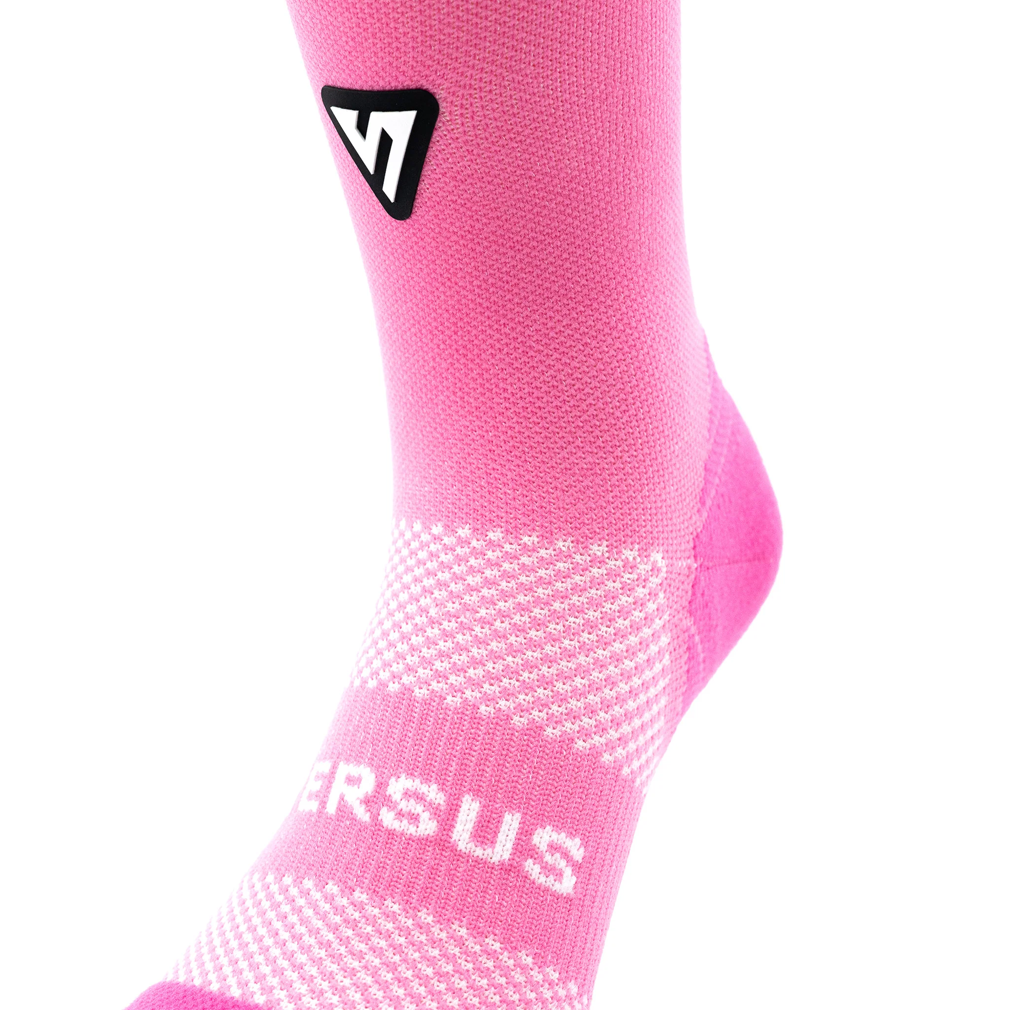 Classic Pink KIDS Active Crew Tab Socks - Image 4