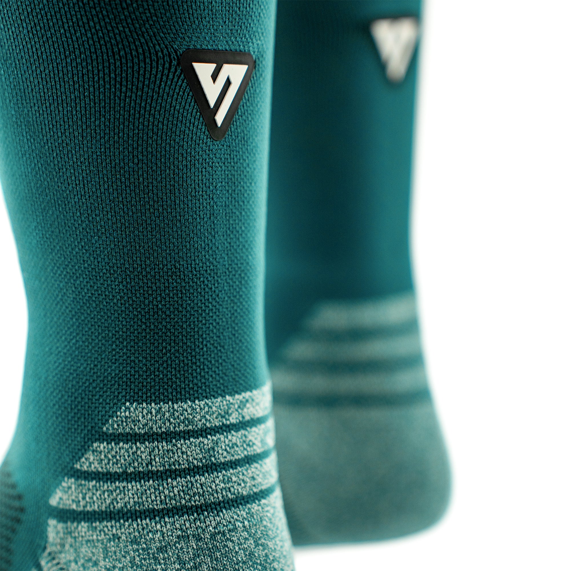 Classic Teal Active Crew Tab Socks - Image 3