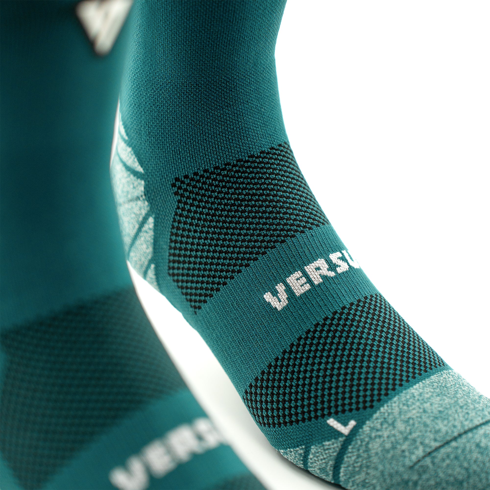 Classic Teal Active Crew Tab Socks - Image 5