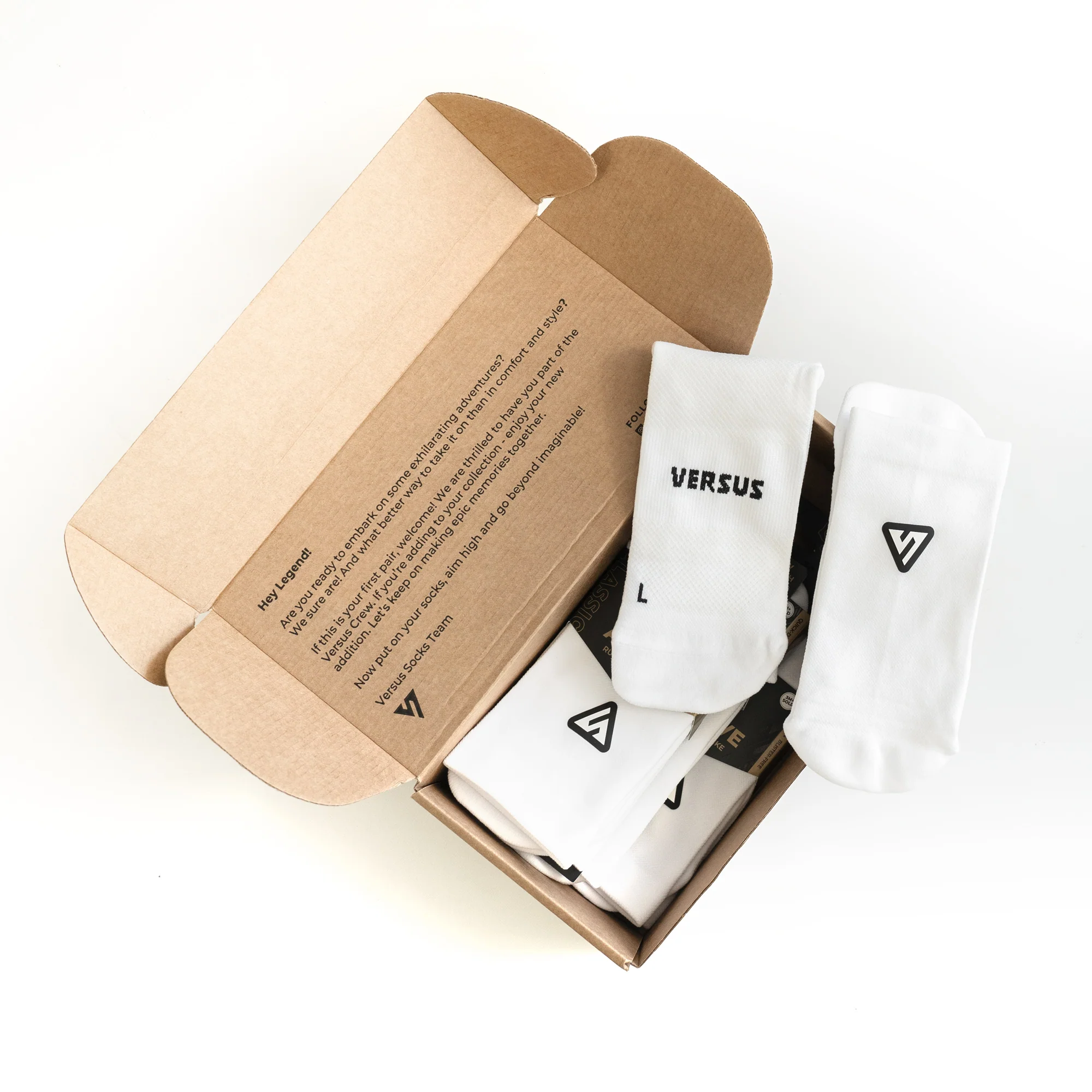 Classic White Active Crew Tab Socks Bundle (4 Pack) - Image 4