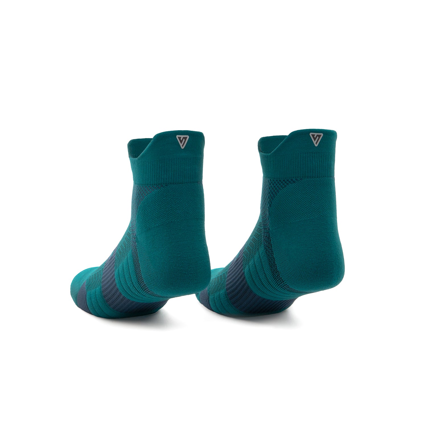Deep Teal Running Ankle Socks - Image 7