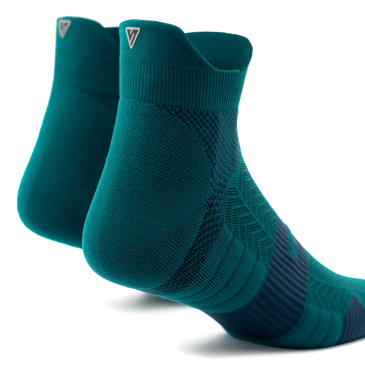 Deep Teal Running Ankle Socks - Image 8
