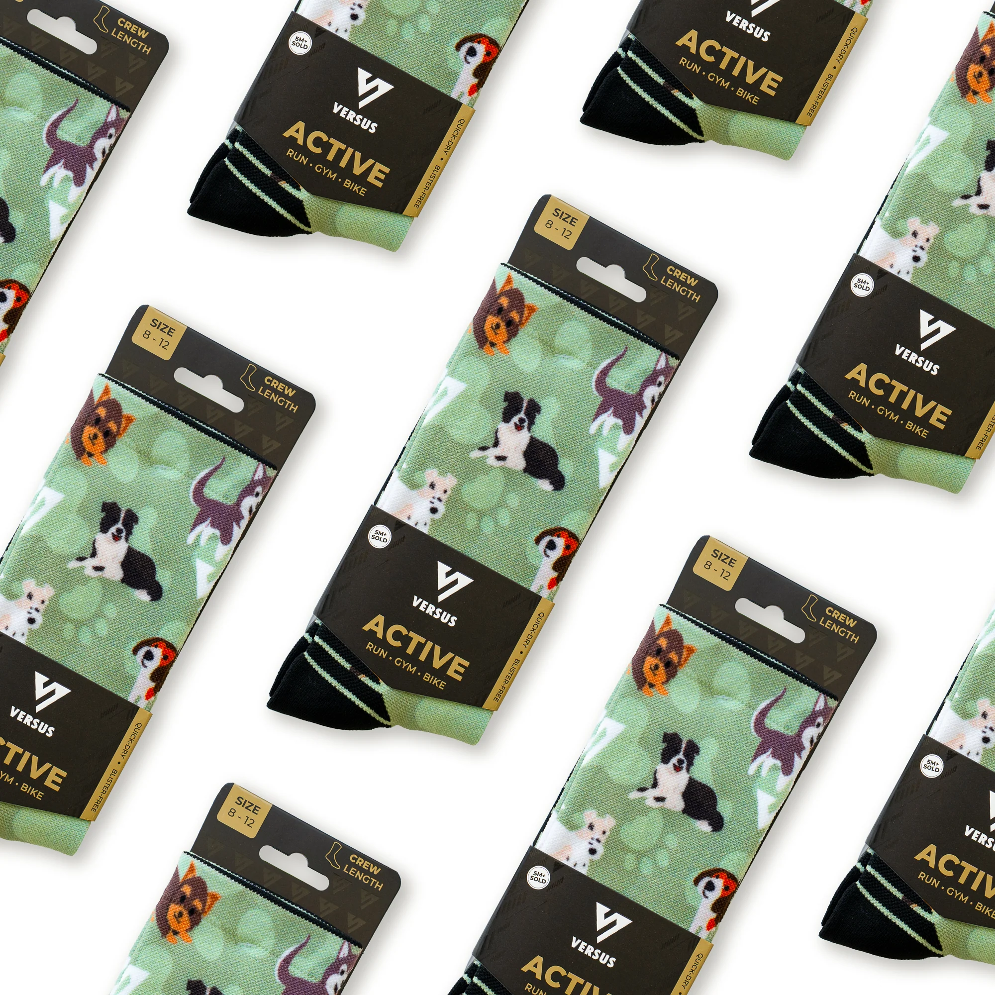 Dogs 2.0 Active Crew Socks - Image 6