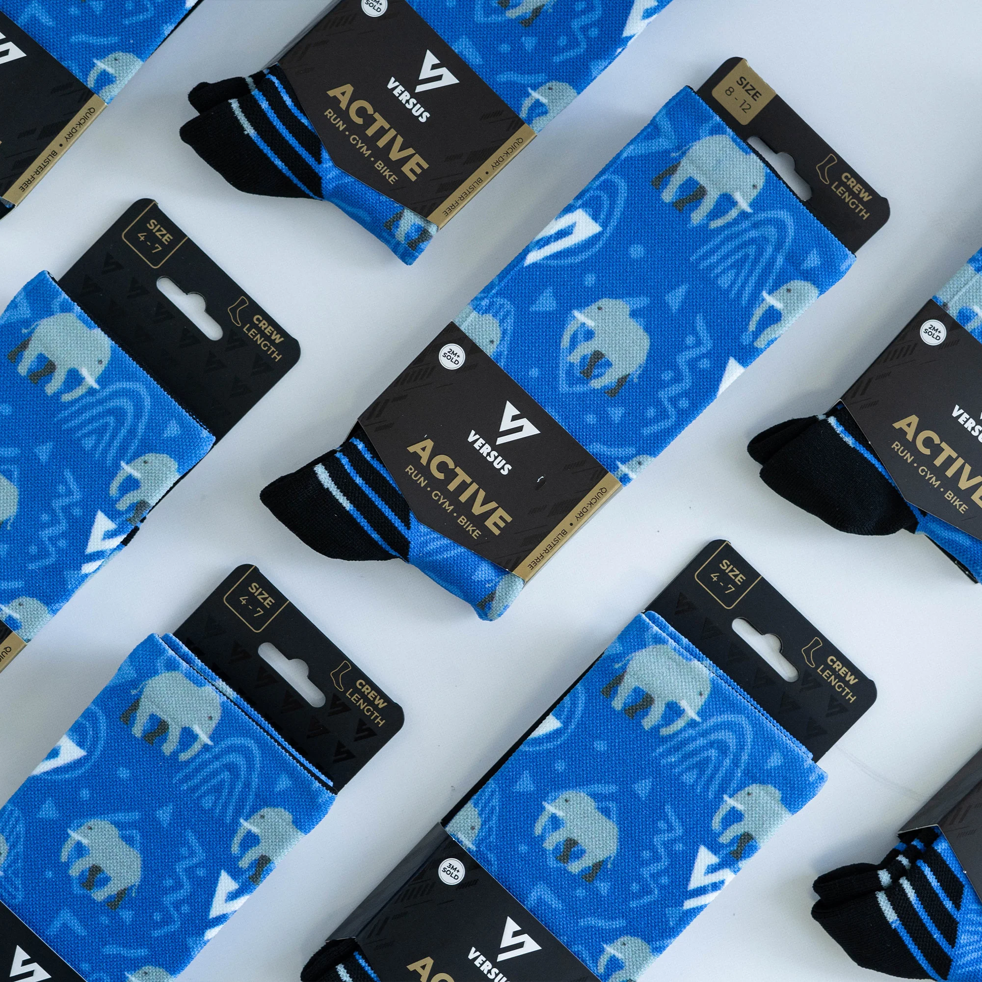 Elephant Active Crew Socks - Image 4