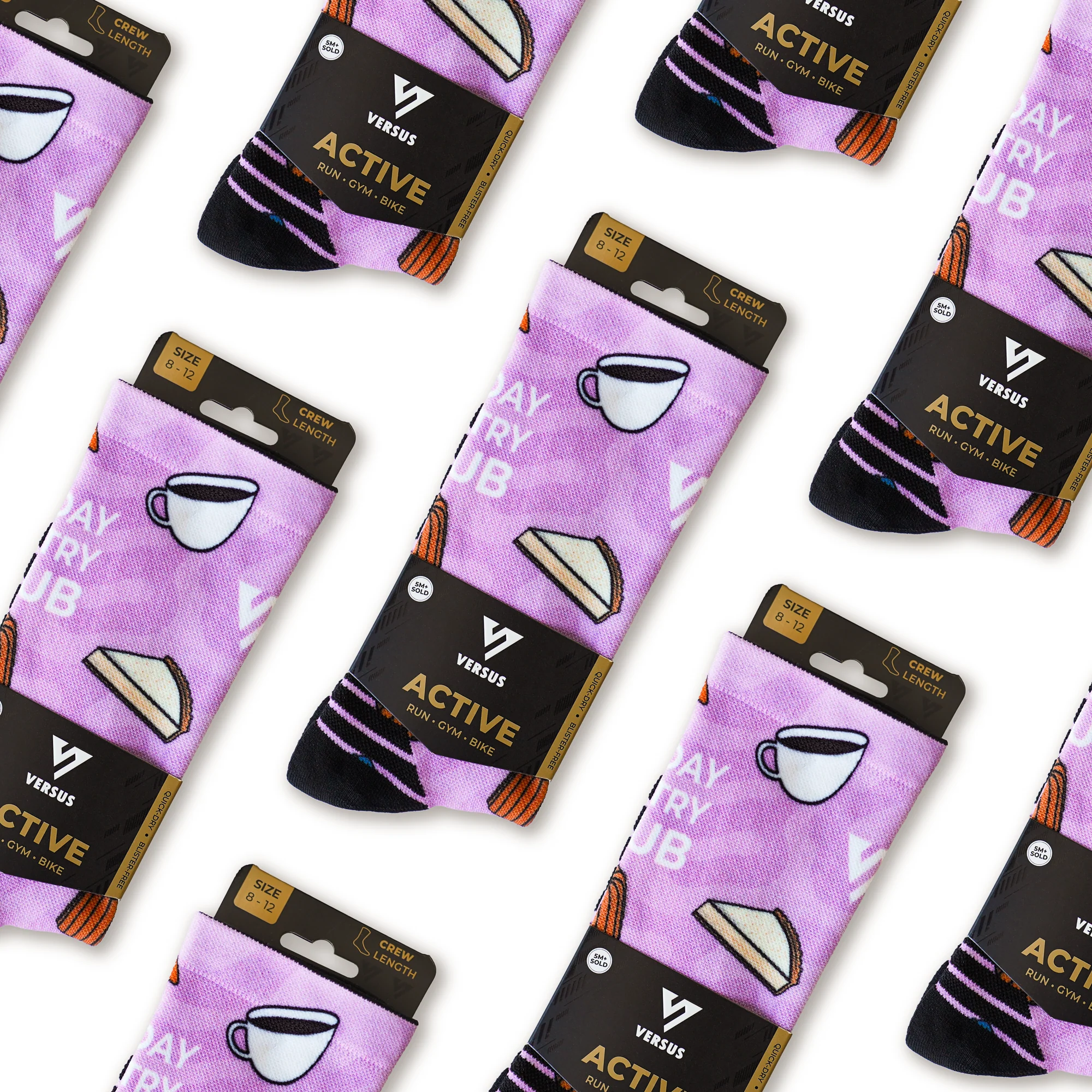 Friday Pastry Club Active Crew Socks - Image 10