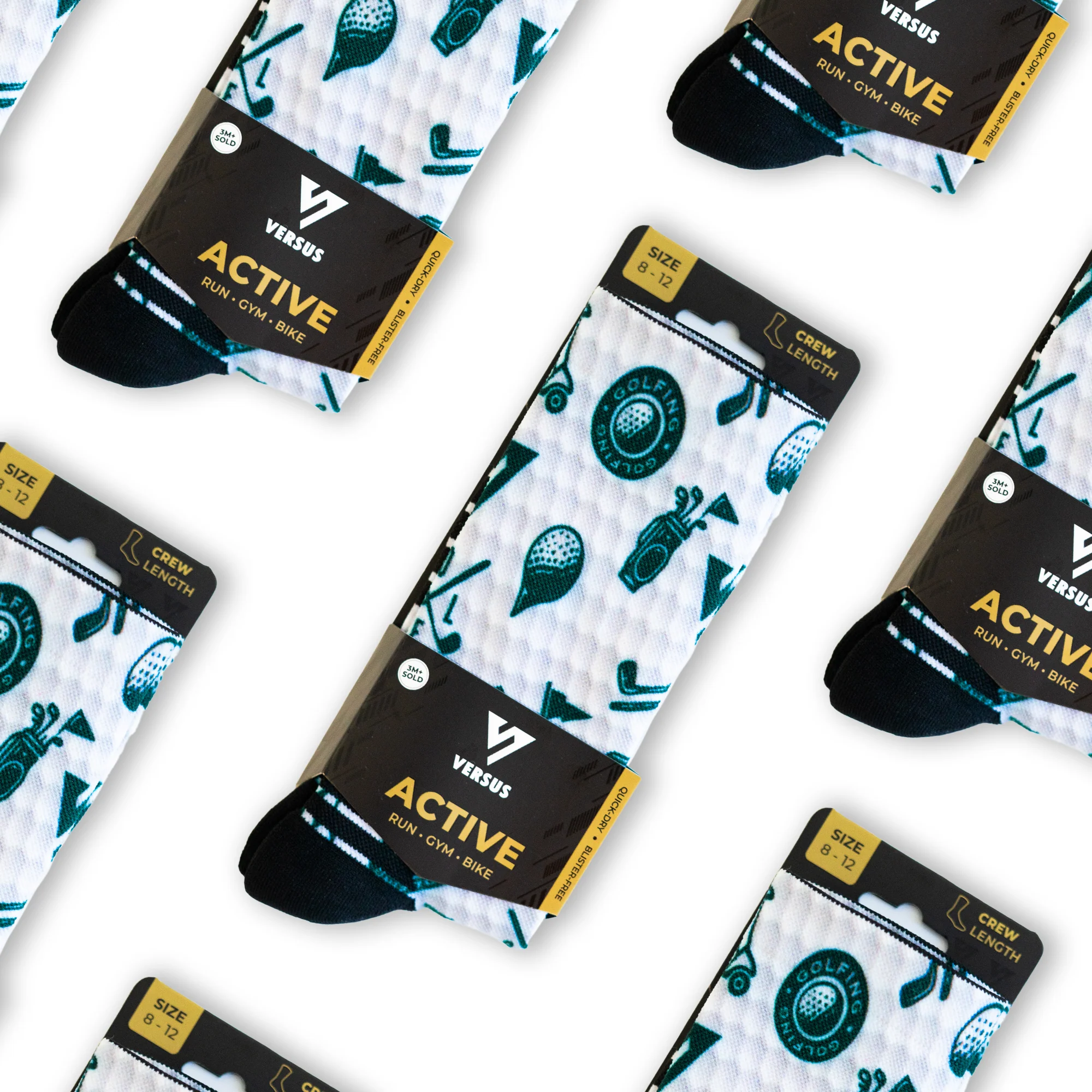Golf 3.0 Active Crew Socks - Image 9