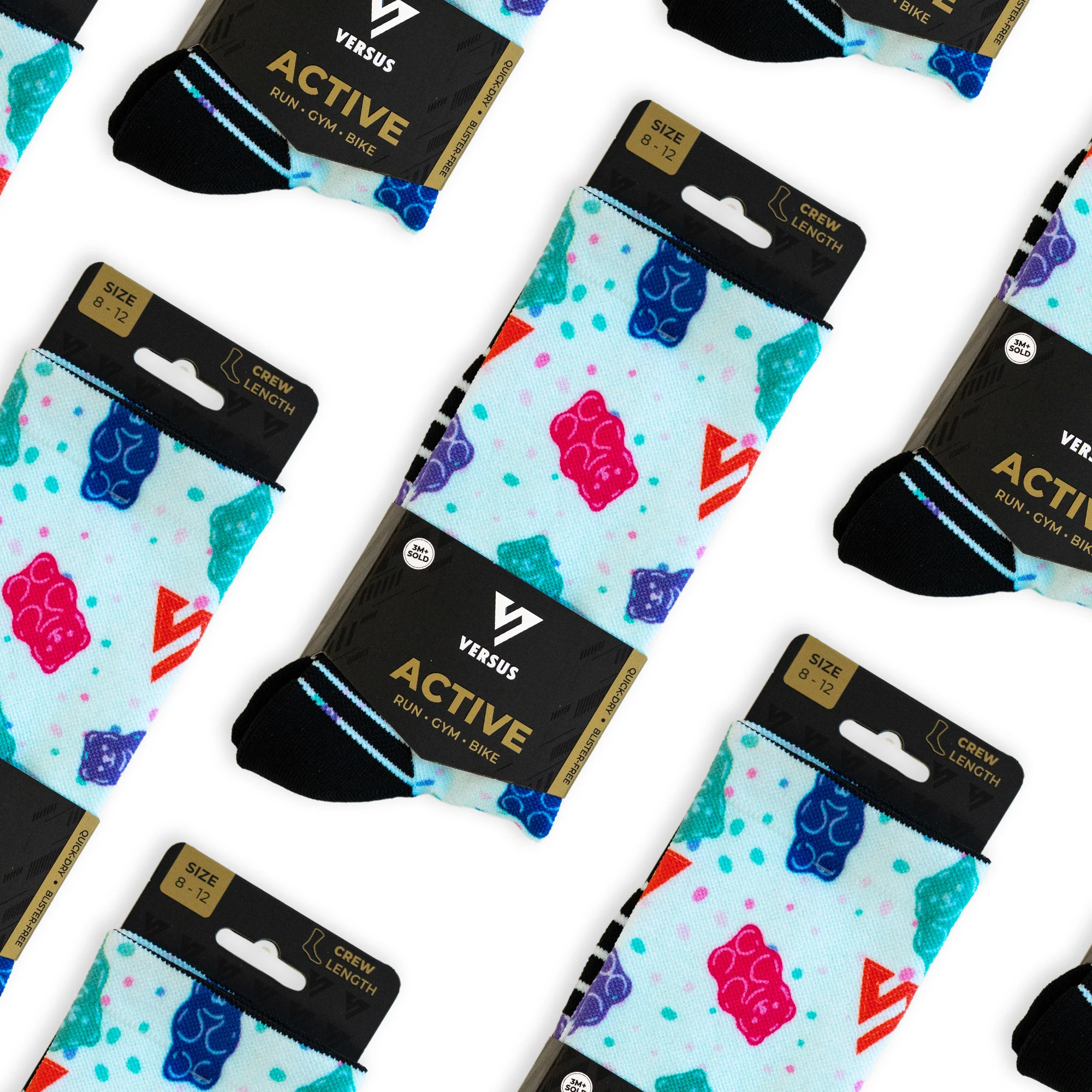 Gummy Bear Active Crew Socks - Image 9
