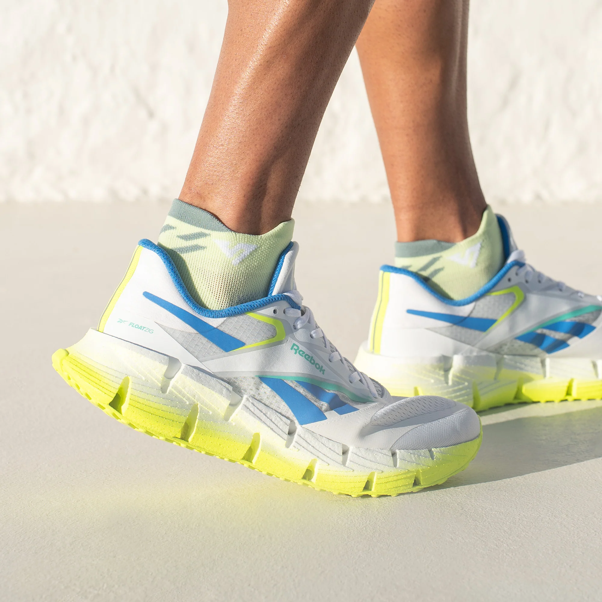 Hawaiian Lime Running Ankle Socks - Image 3