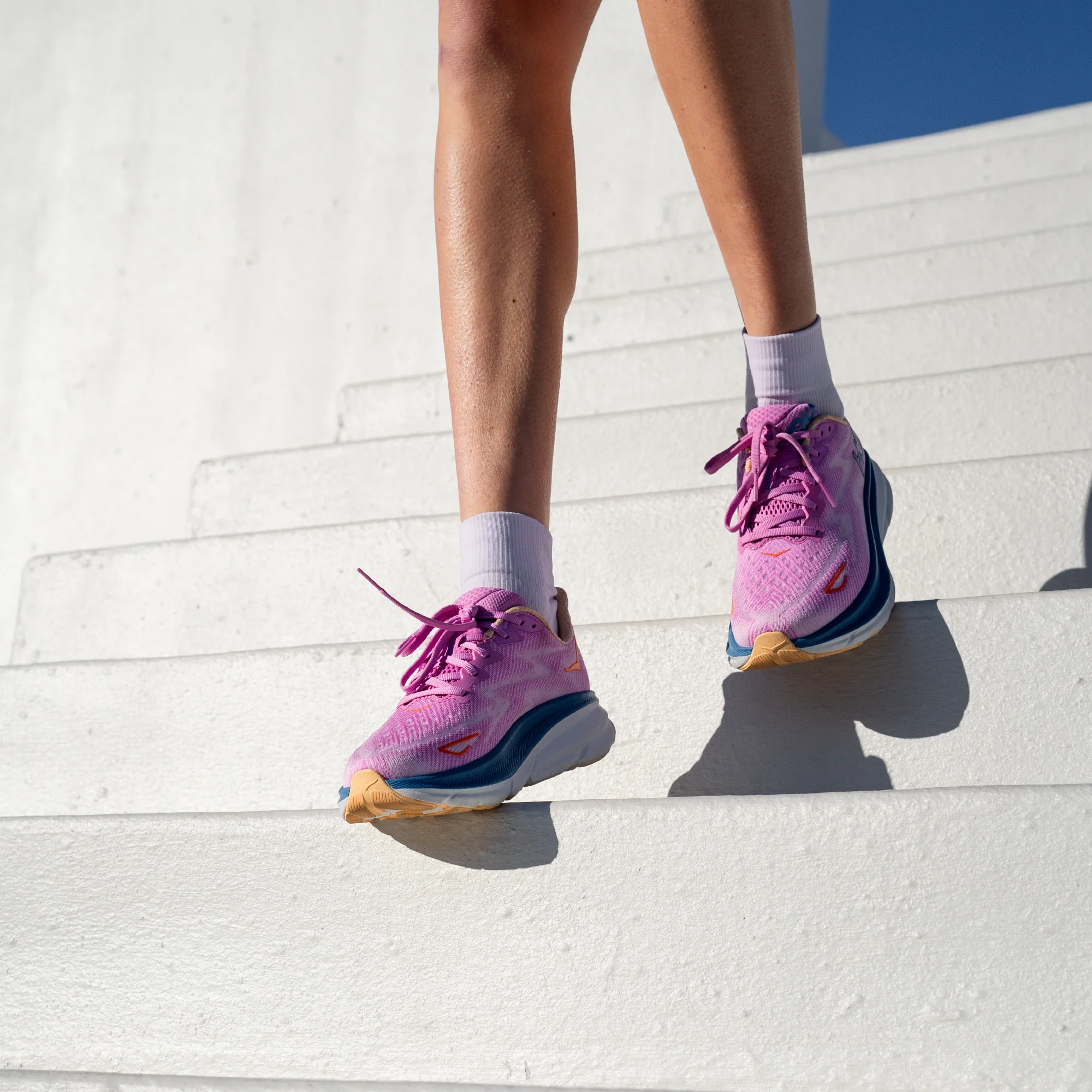 Lilac Running Quarter Socks - Image 3