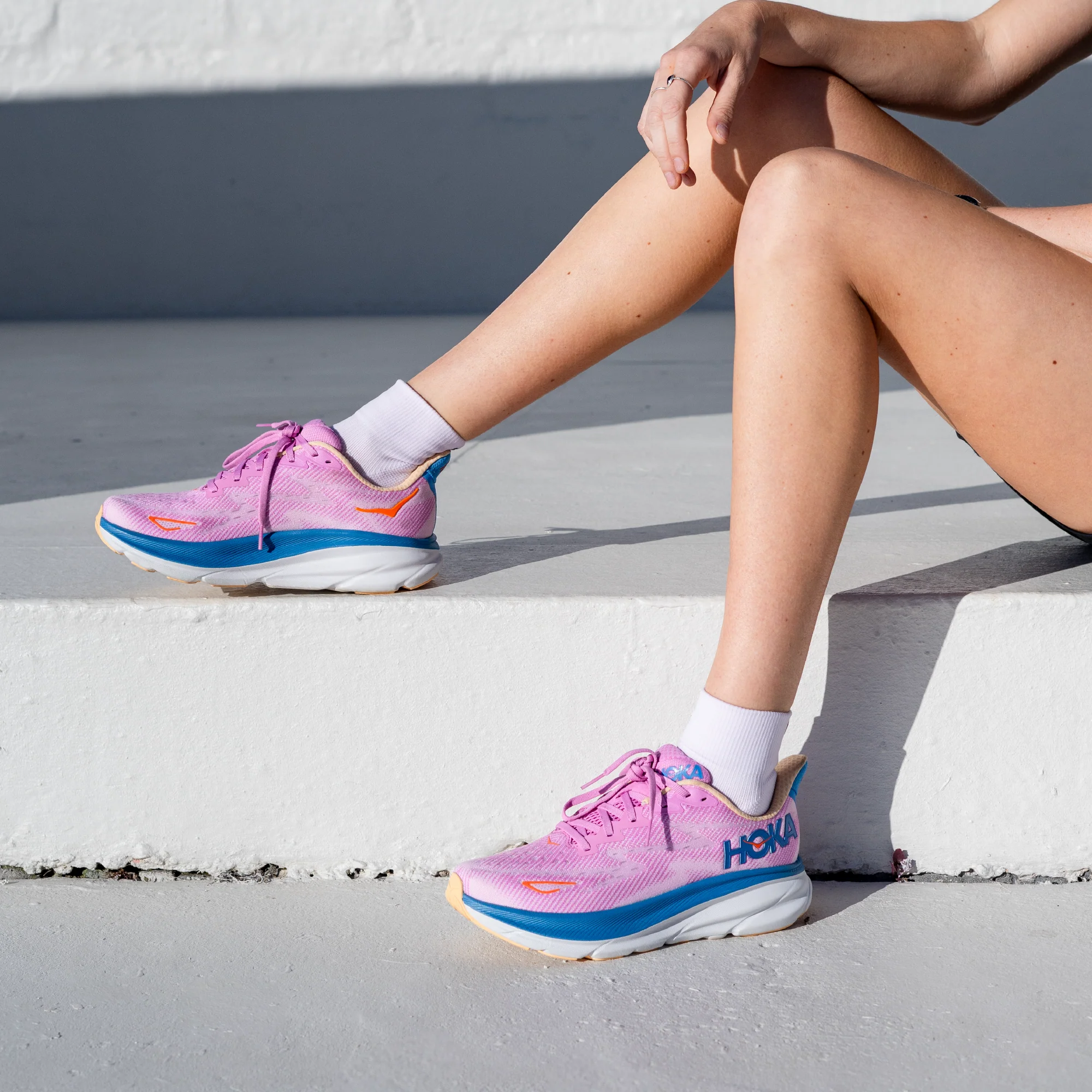 Lilac Running Quarter Socks - Image 4
