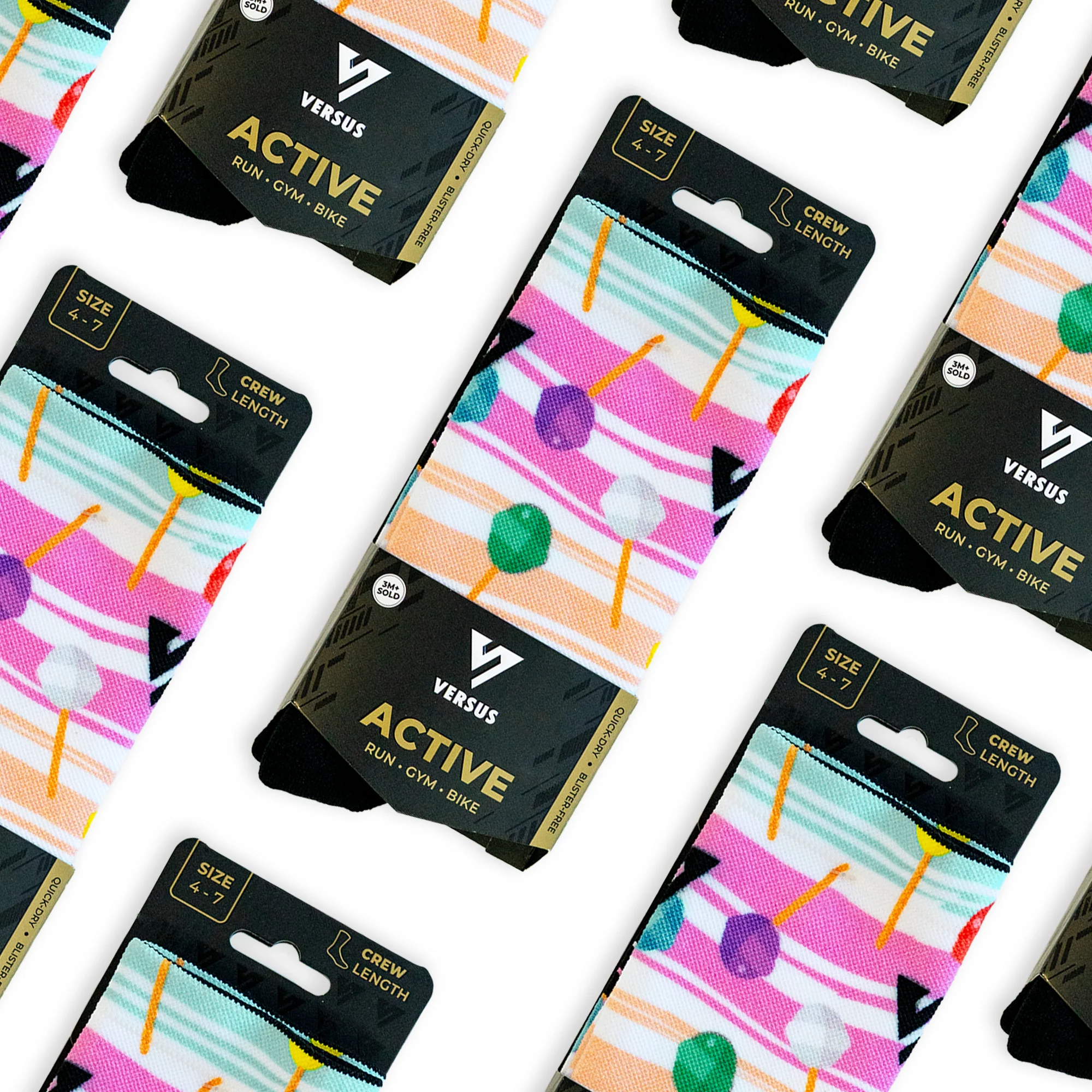 Lollipop Active Crew Socks - Image 9