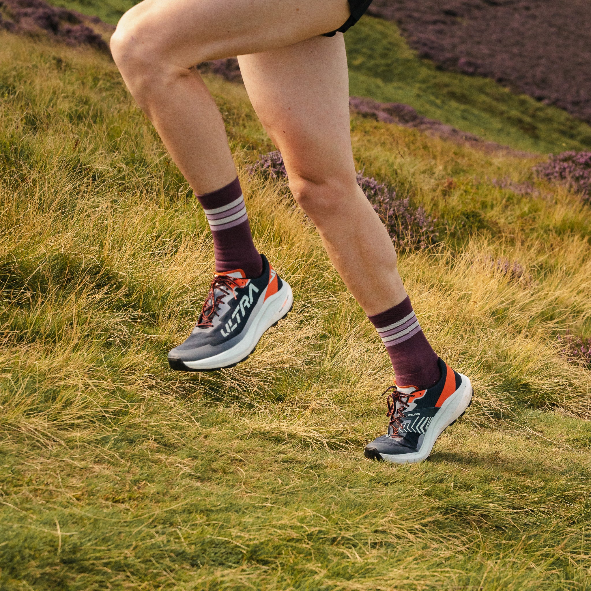 Midnight Plum Trail Running Socks - Image 4