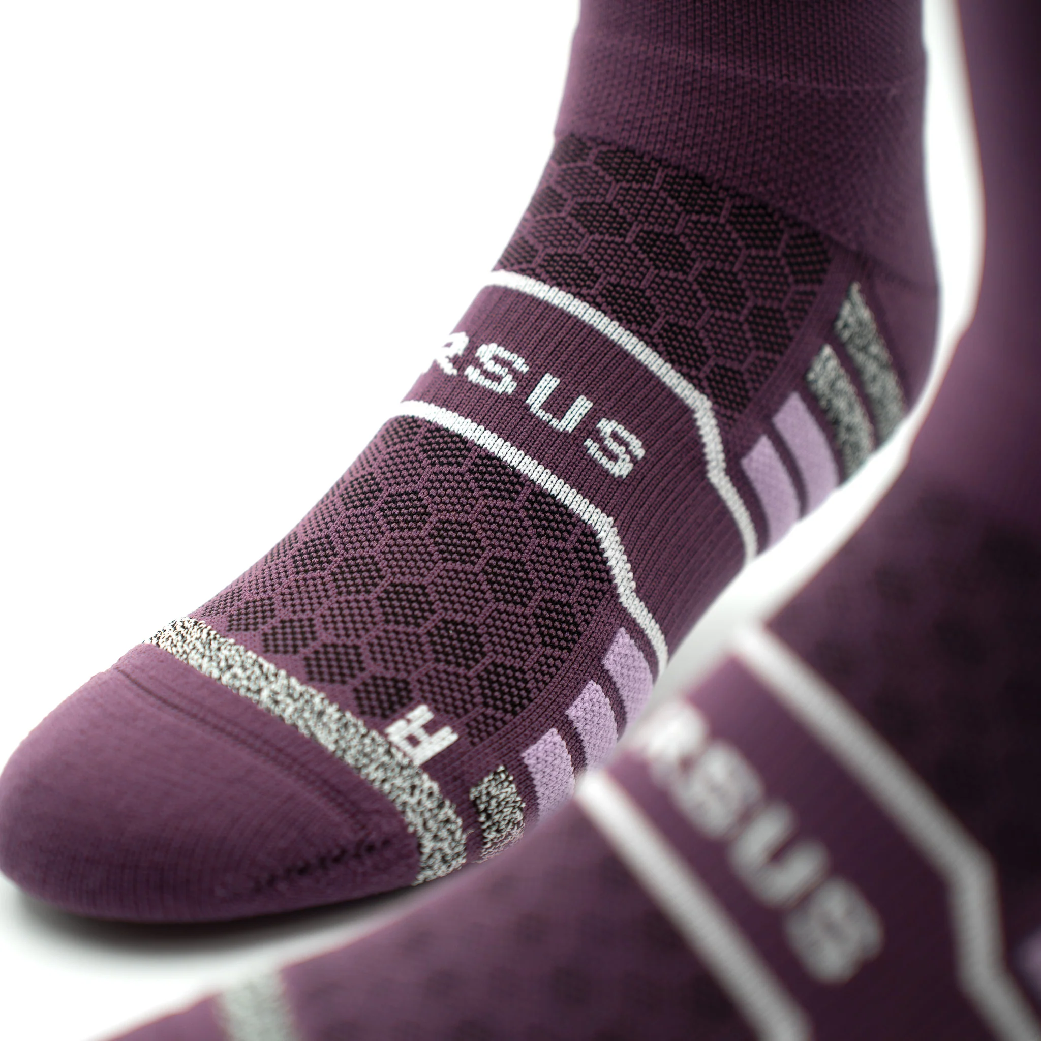 Midnight Plum Trail Running Socks - Image 6