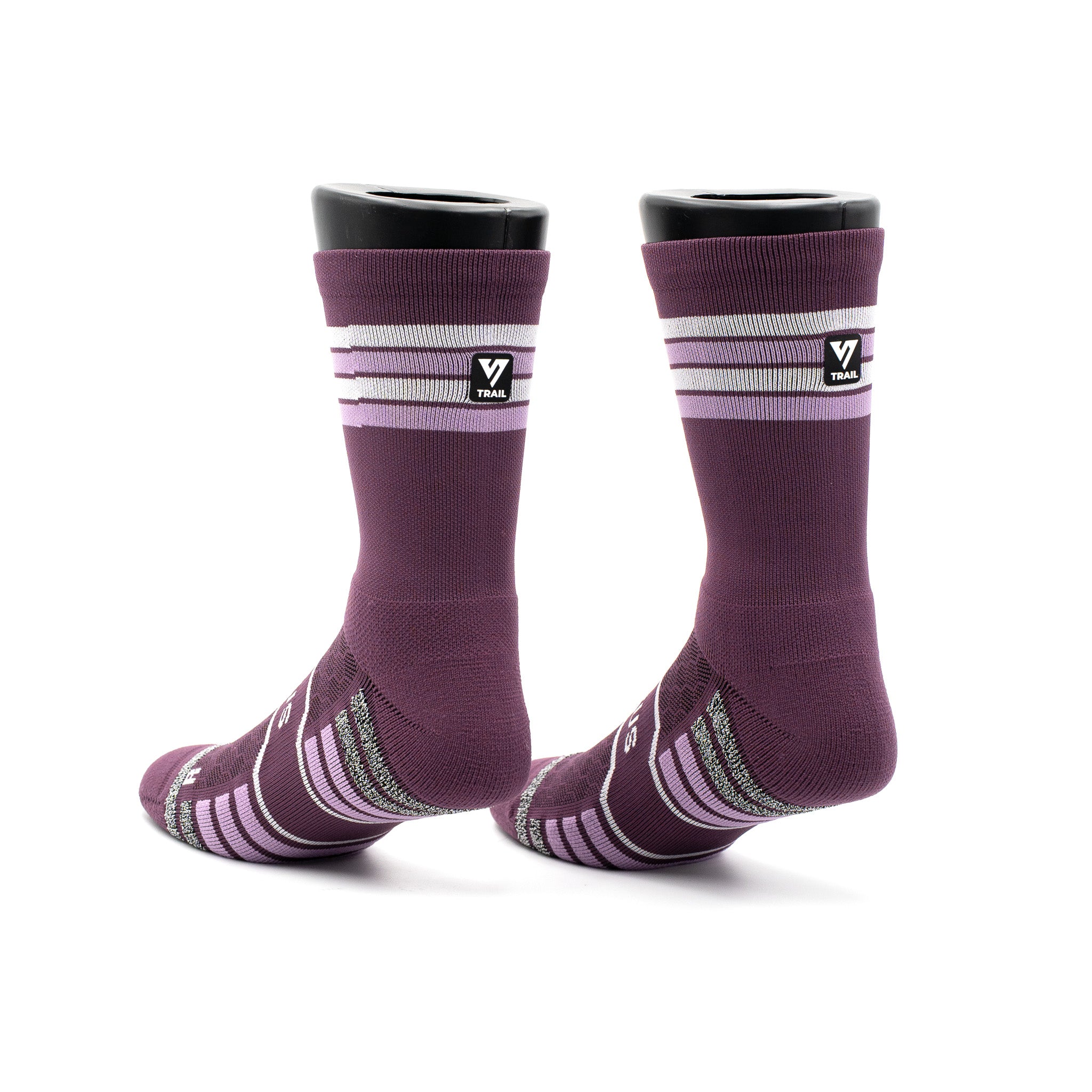 Midnight Plum Trail Running Socks - Image 7