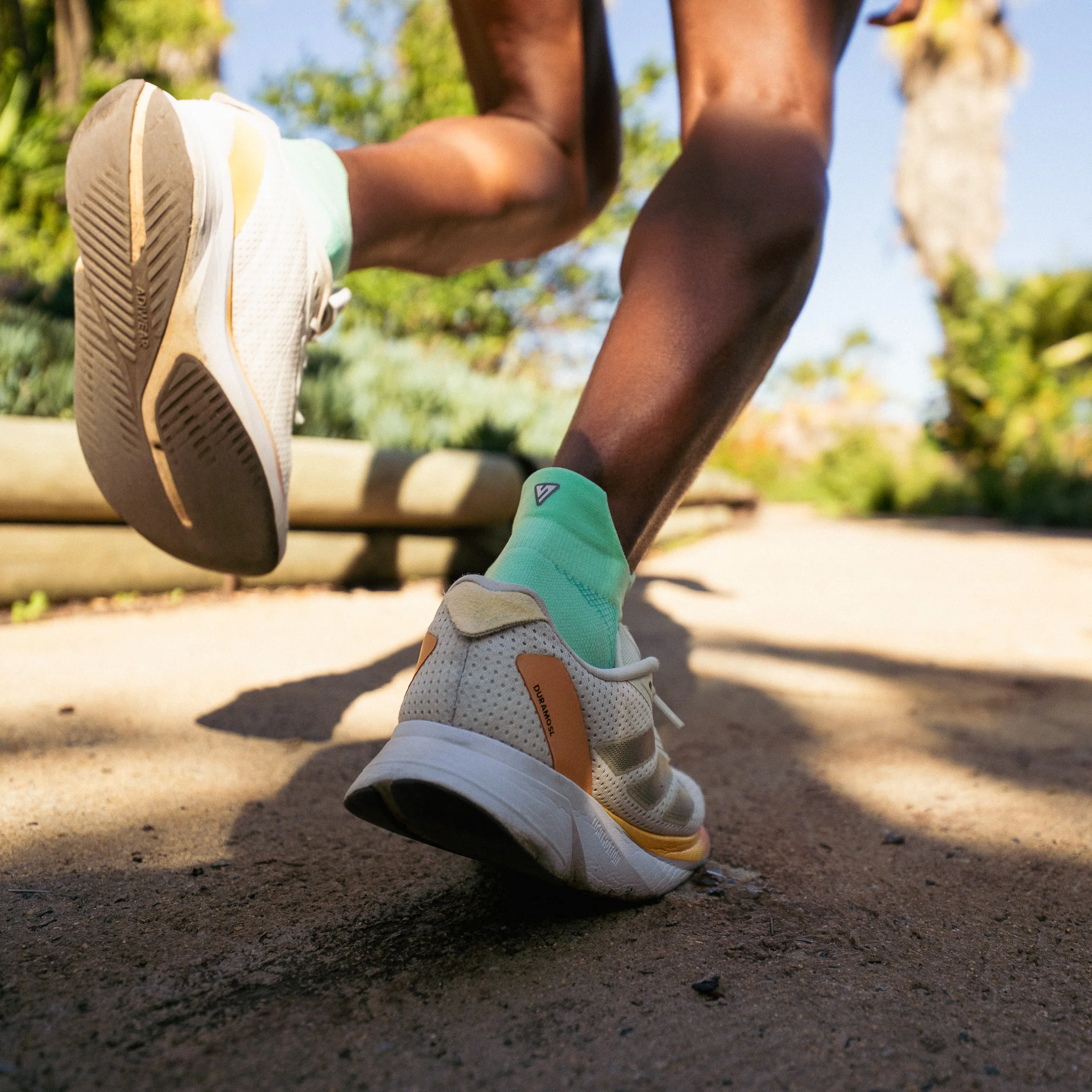 Mint Leaf Running Ankle Socks - Image 4