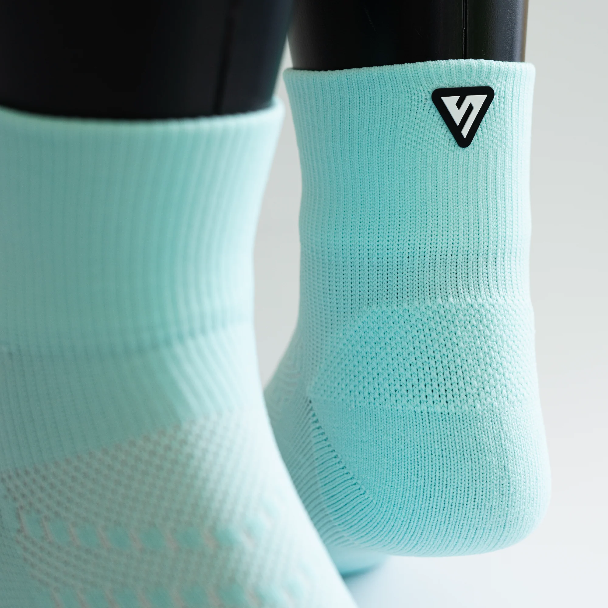 Mint Running Quarter Socks - Image 4
