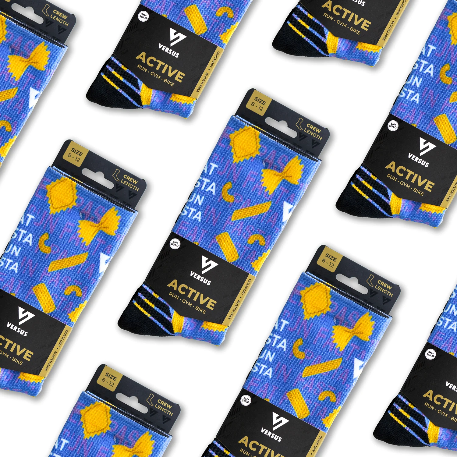 Pasta Active Crew Socks - Image 7