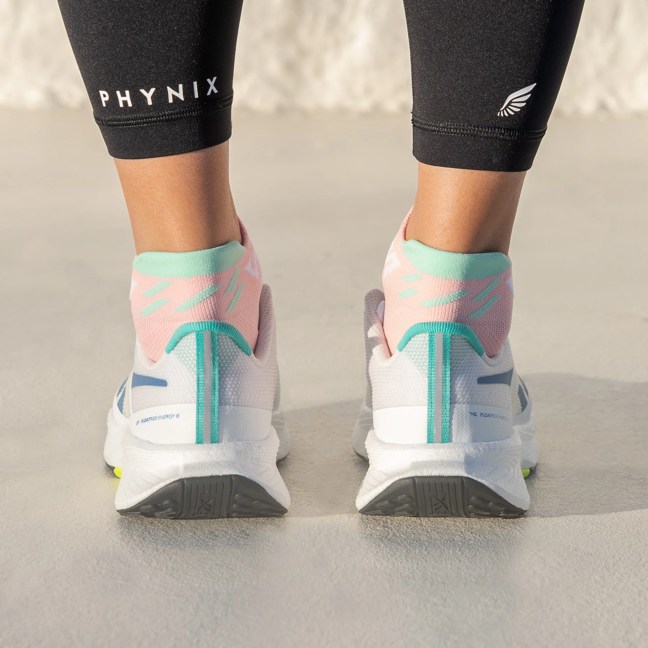 Pink Blossom Running Ankle Socks Bundle (4 Pack) - Image 3