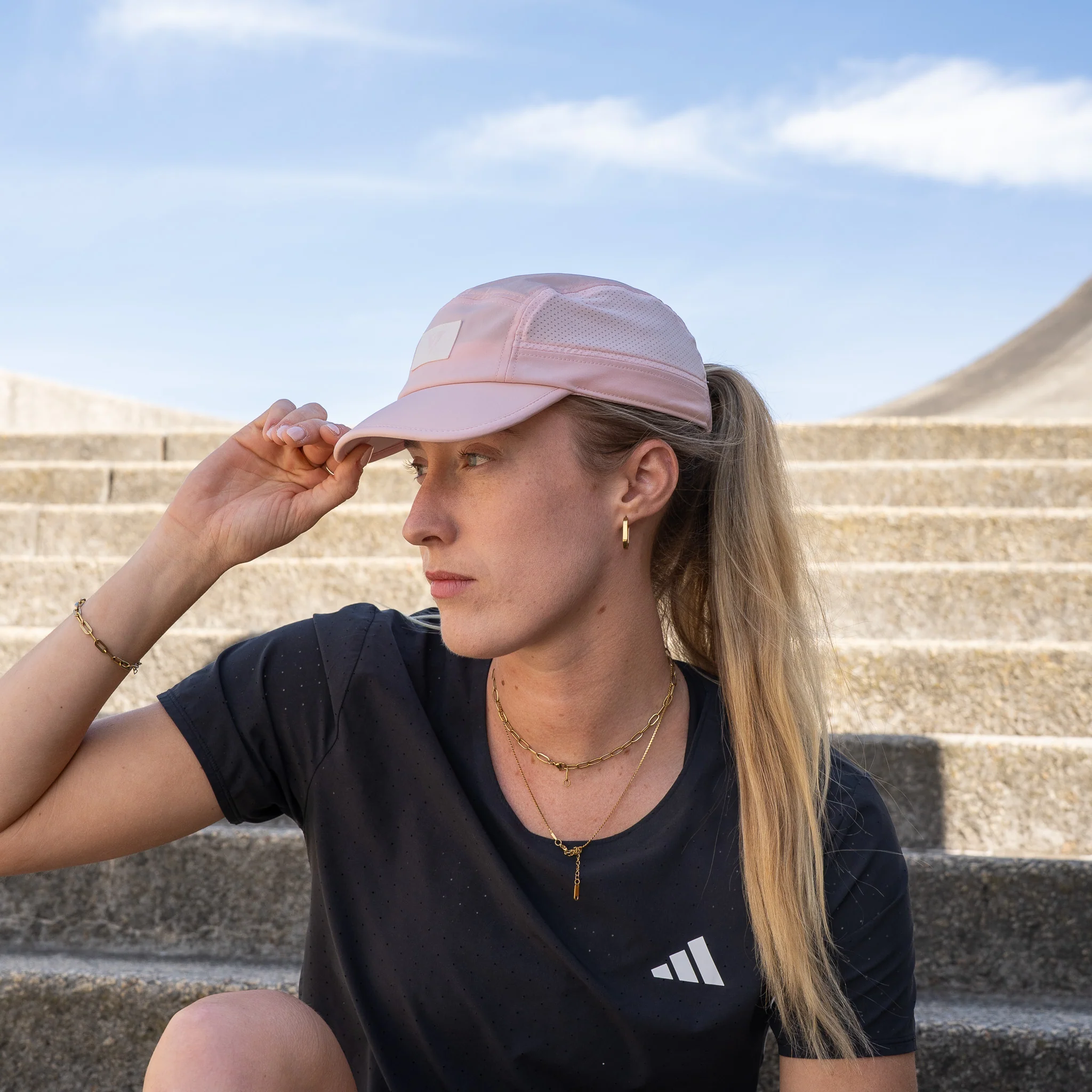 Pink Running Cap - Image 3