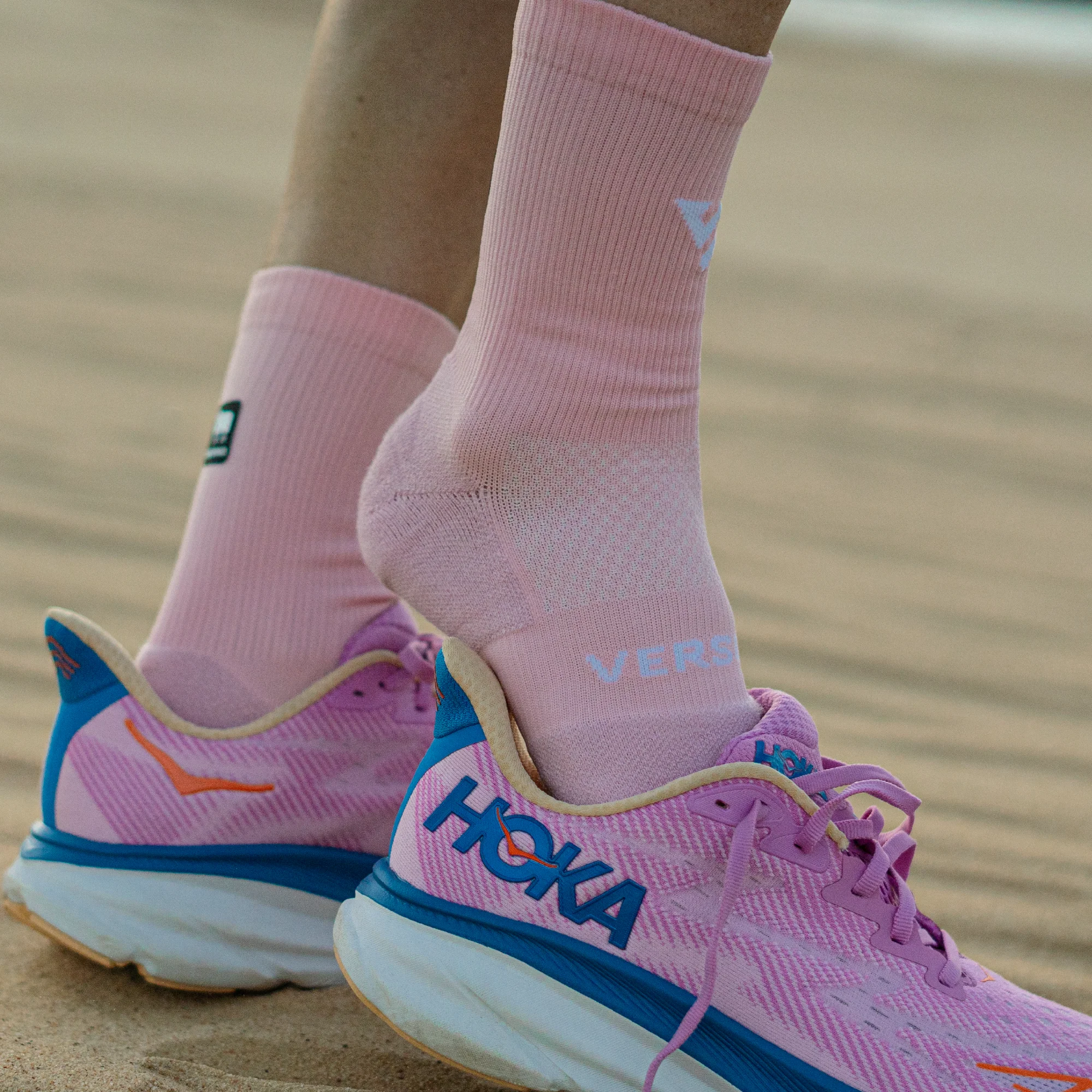 Pink Sky Merino Winter Socks - Image 3
