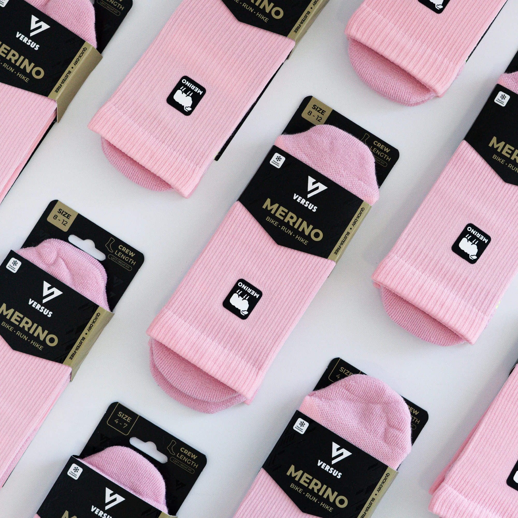 Pink Sky Merino Winter Socks - Image 5