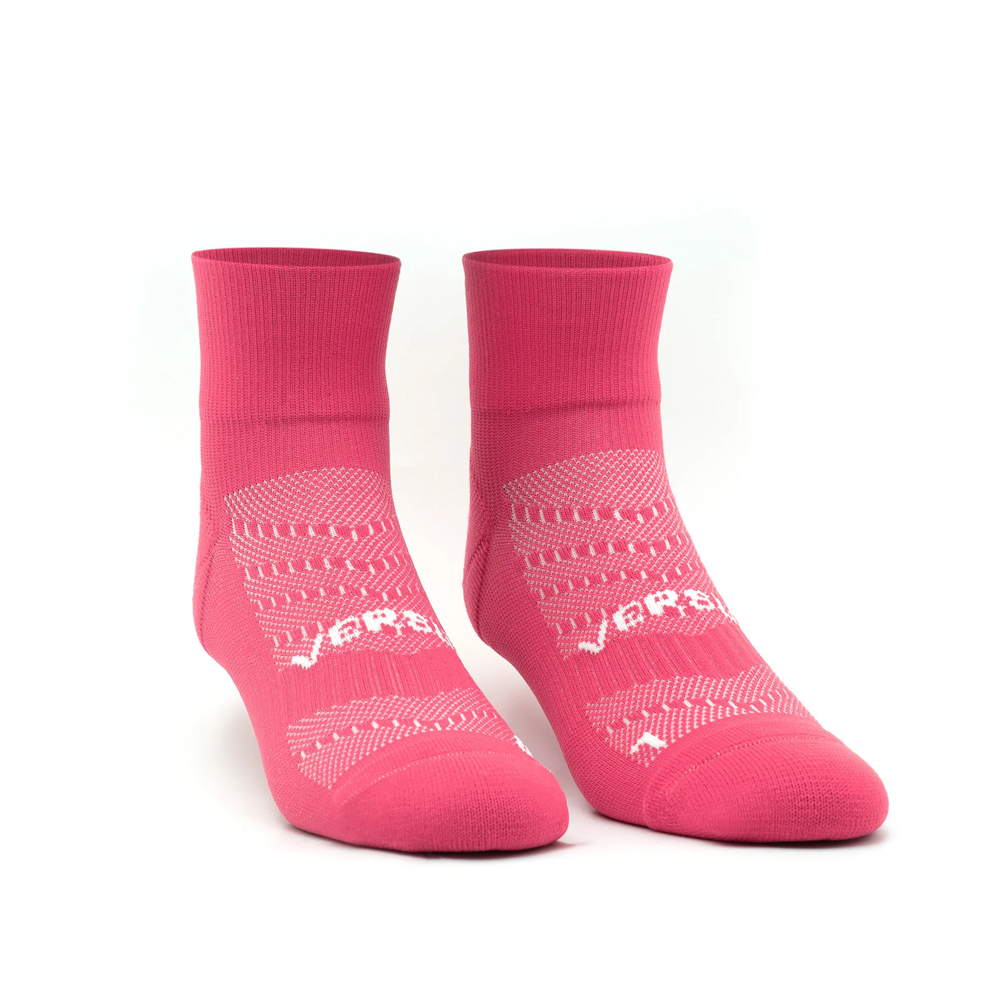 Popsicle Pink Running Quarter Socks - Image 6