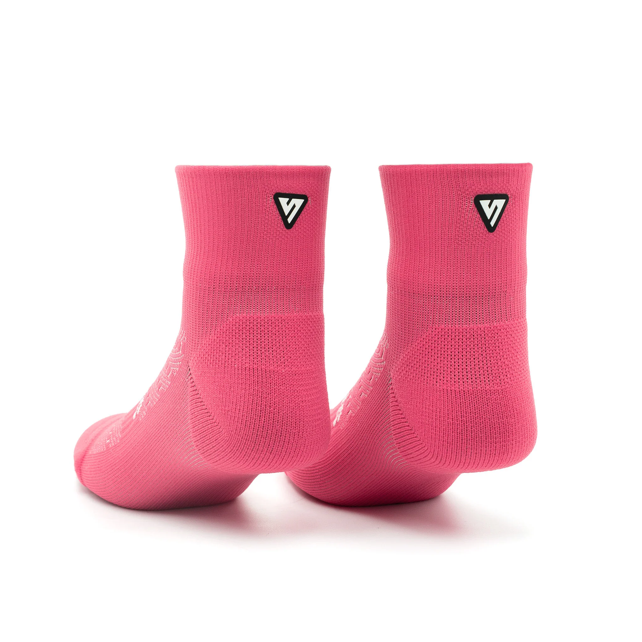 Popsicle Pink Running Quarter Socks - Image 8