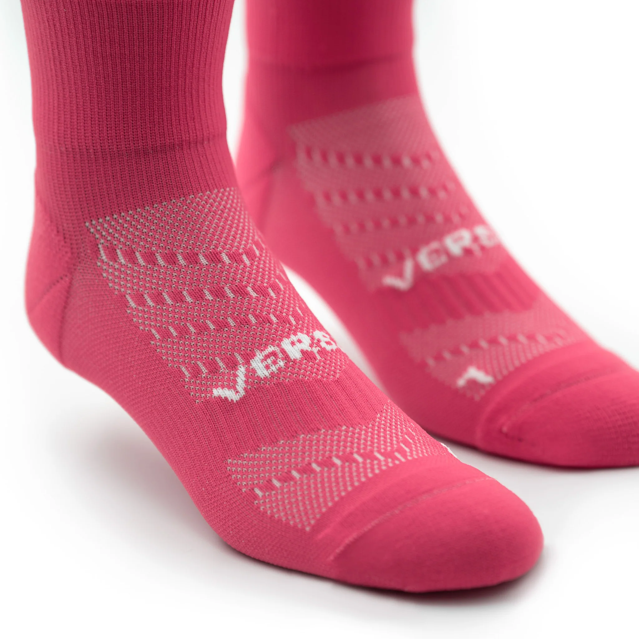 Popsicle Pink Running Quarter Socks - Image 9