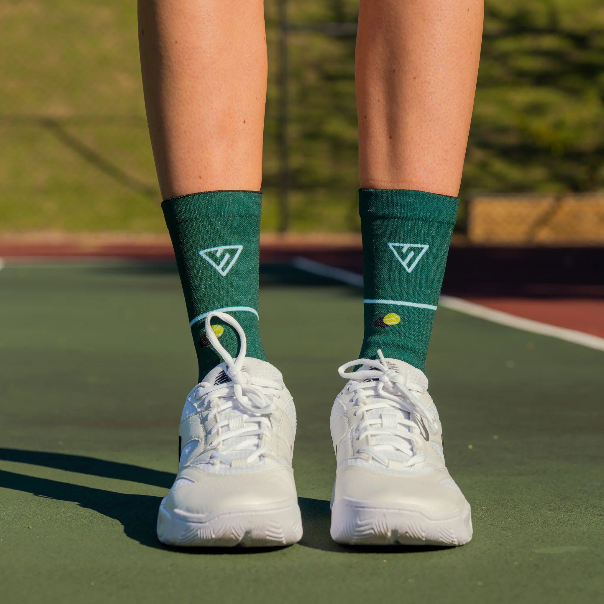 Retro Tennis Active Crew Socks - Image 2