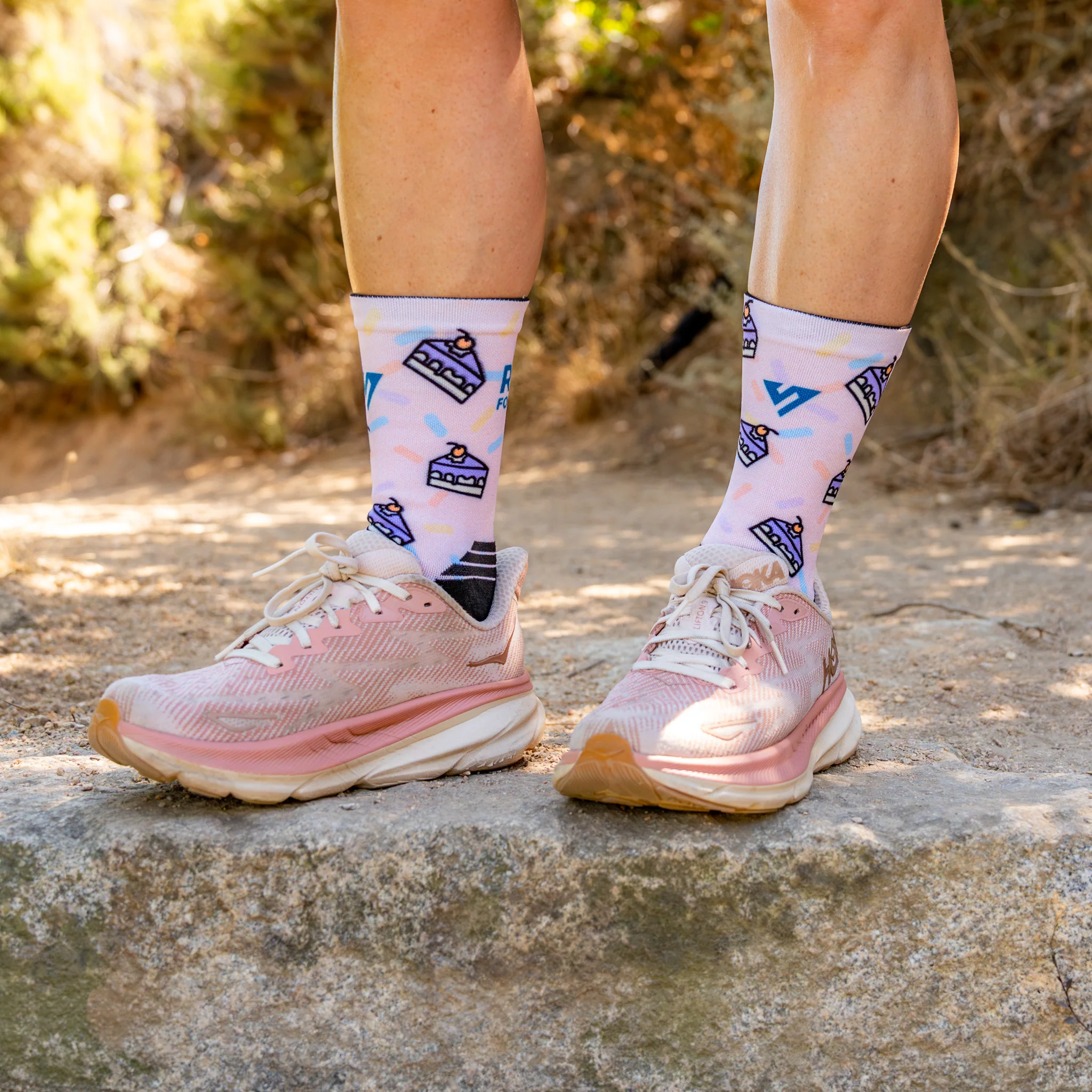 Run For Cake Active Crew Socks - Image 4