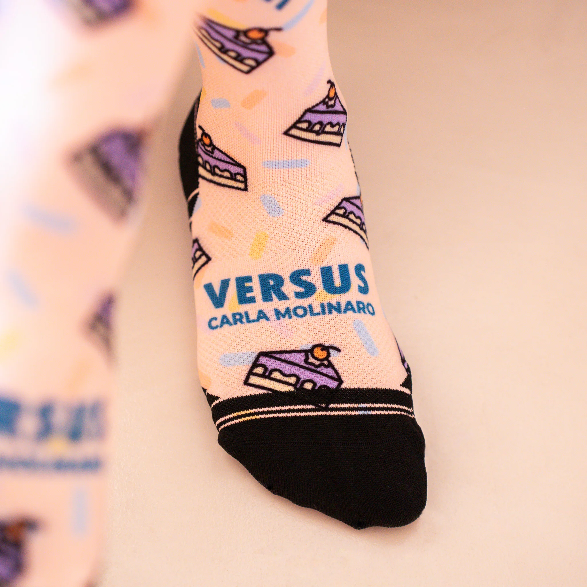 Run For Cake Active Crew Socks - Image 5