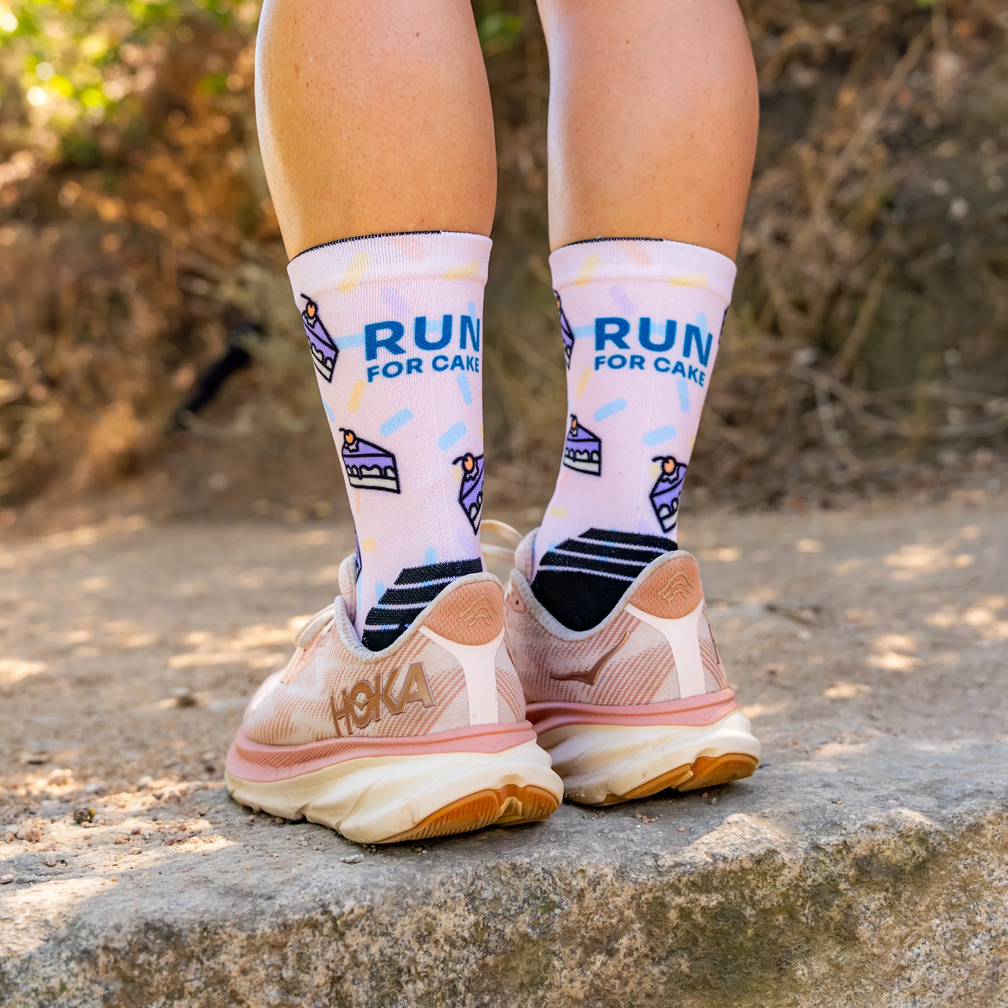 Run For Cake Active Crew Socks - Image 6