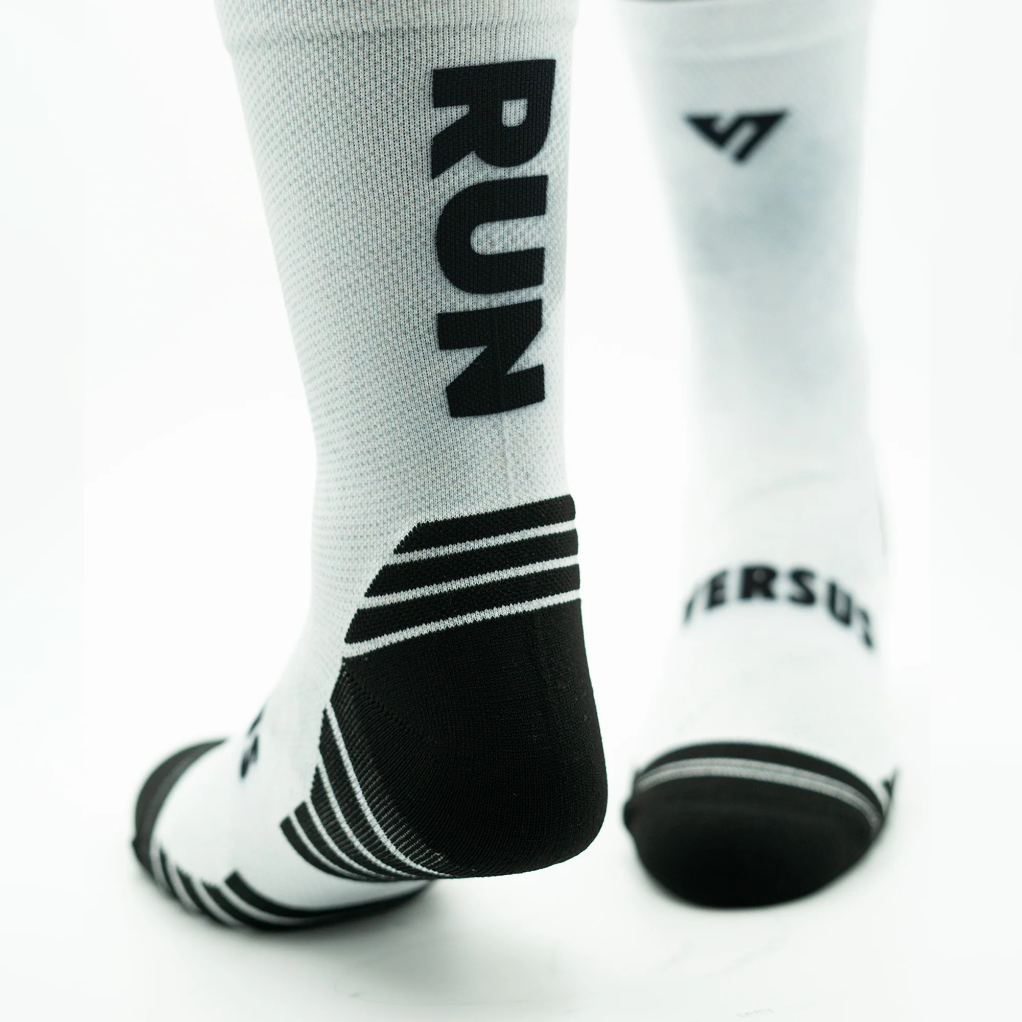 RUN White Active Crew Socks - Image 7