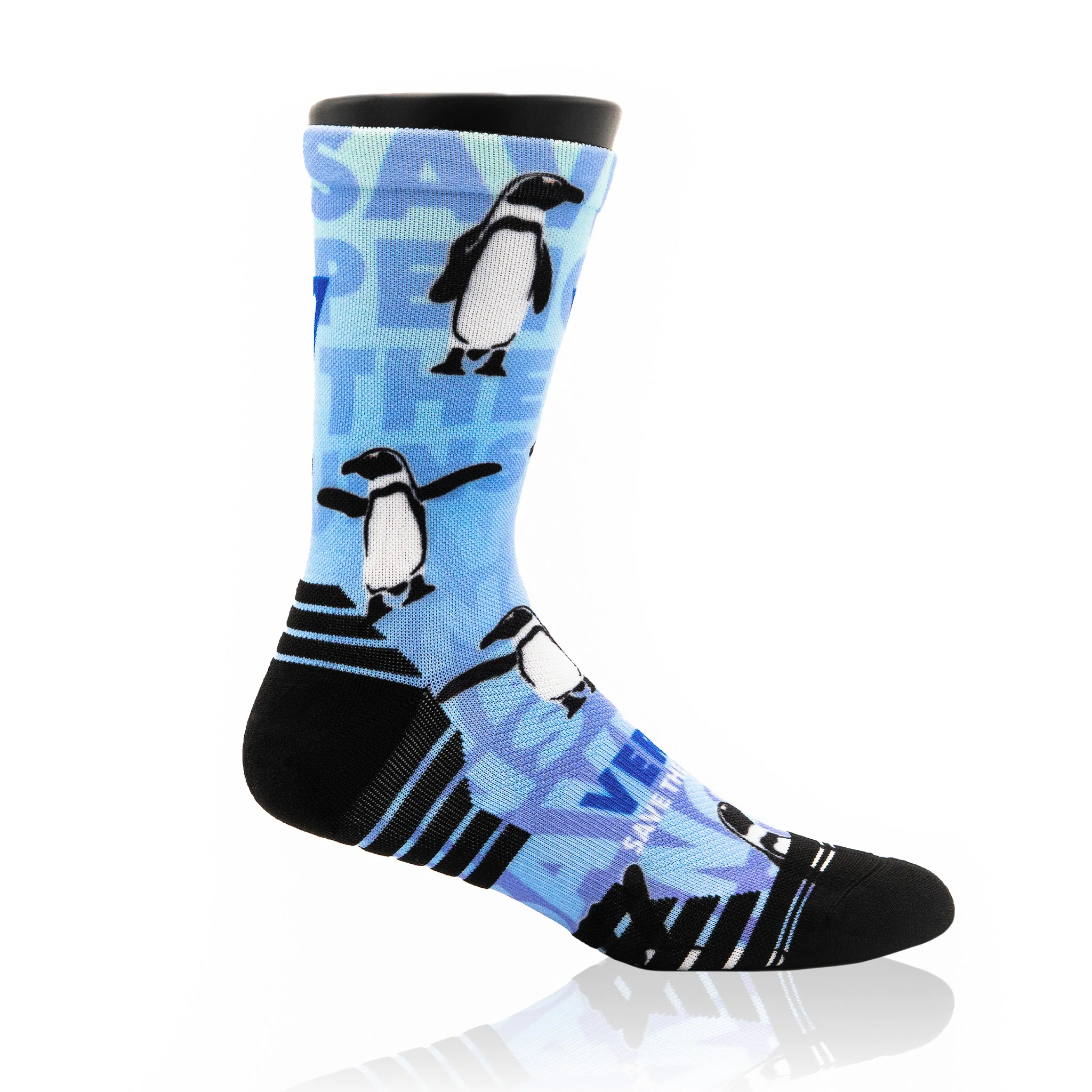 Save the Penguins Active Crew Socks - Image 7
