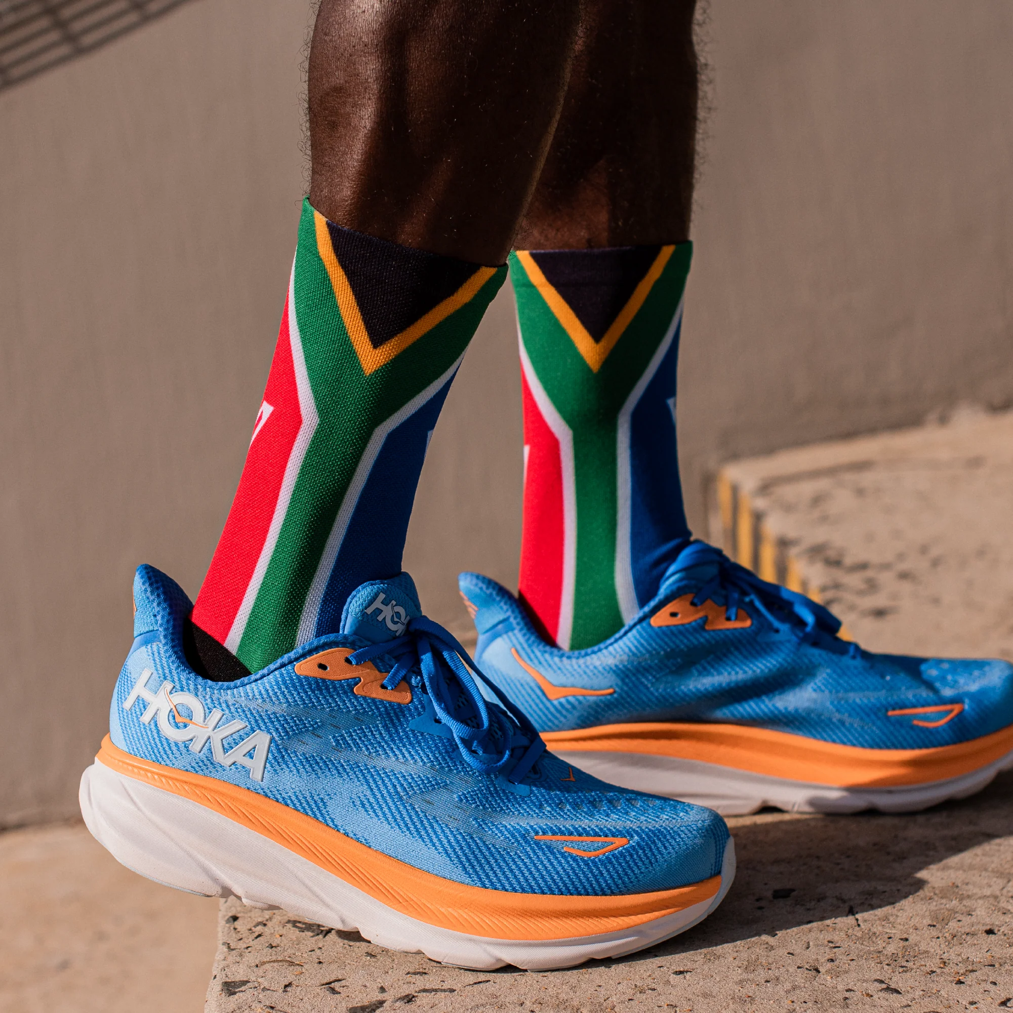 South Africa Flag Active Crew Socks Bundle (4 Pack) - Image 3