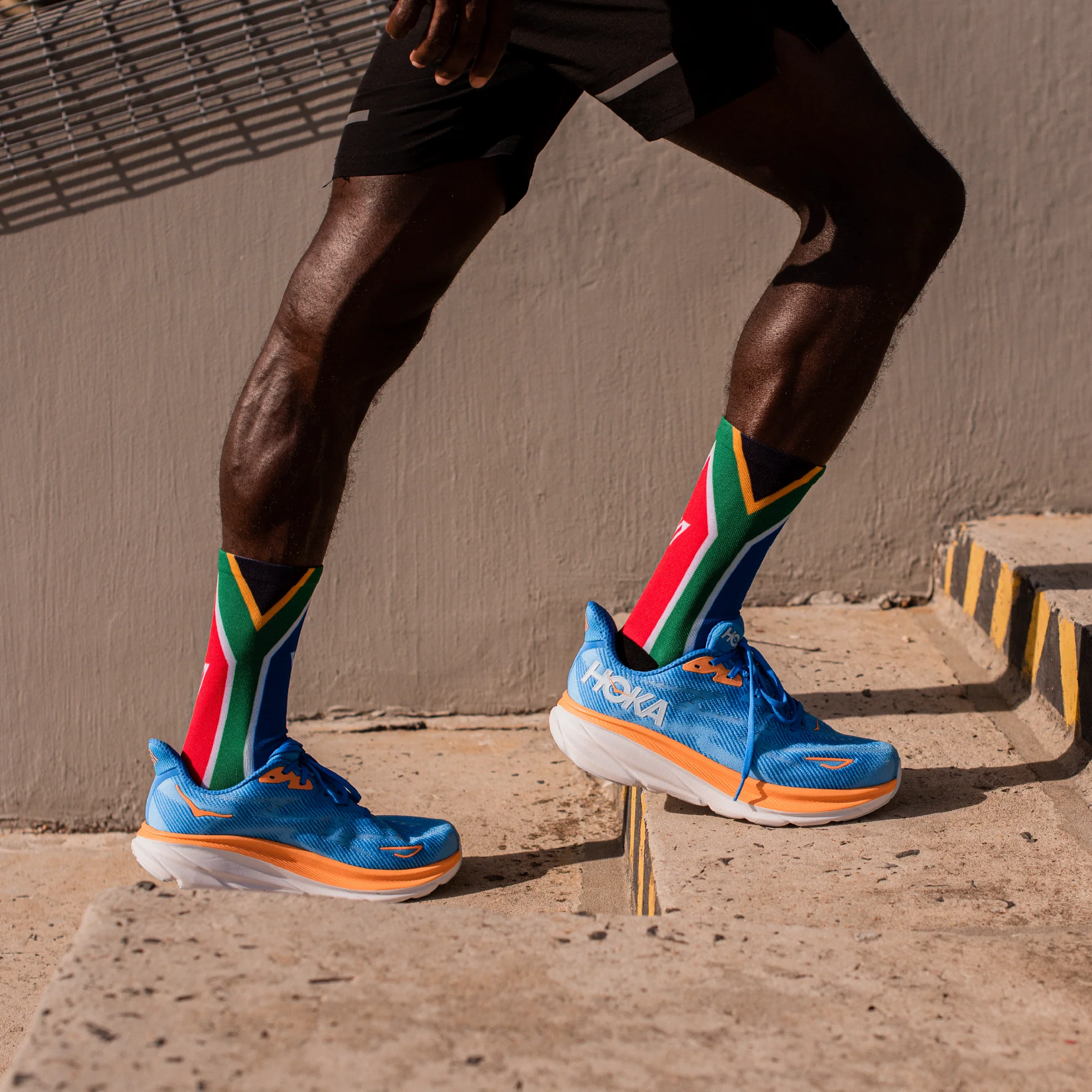 South Africa Flag Active Crew Socks Bundle (4 Pack) - Image 4